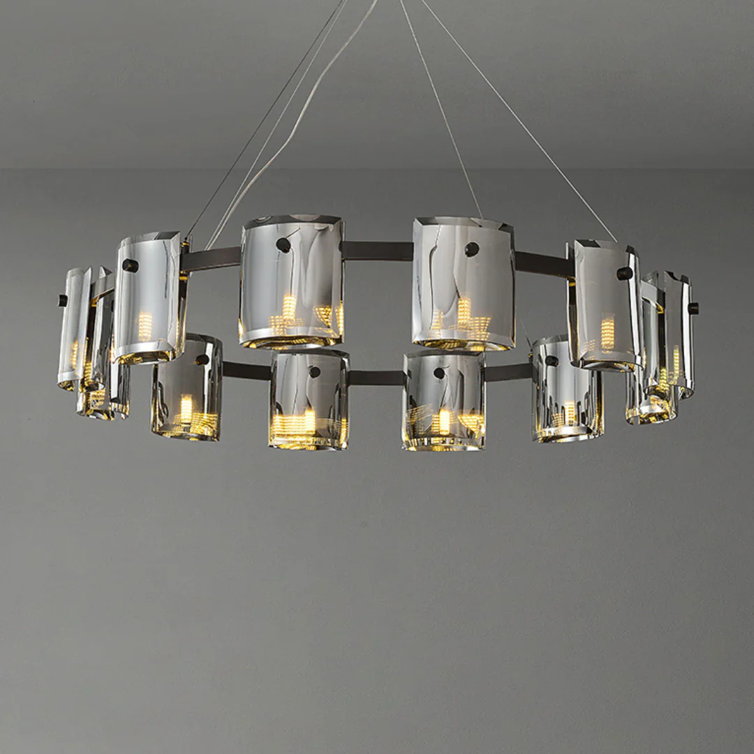 Circular Corlota Glass Chandelier - Image 19
