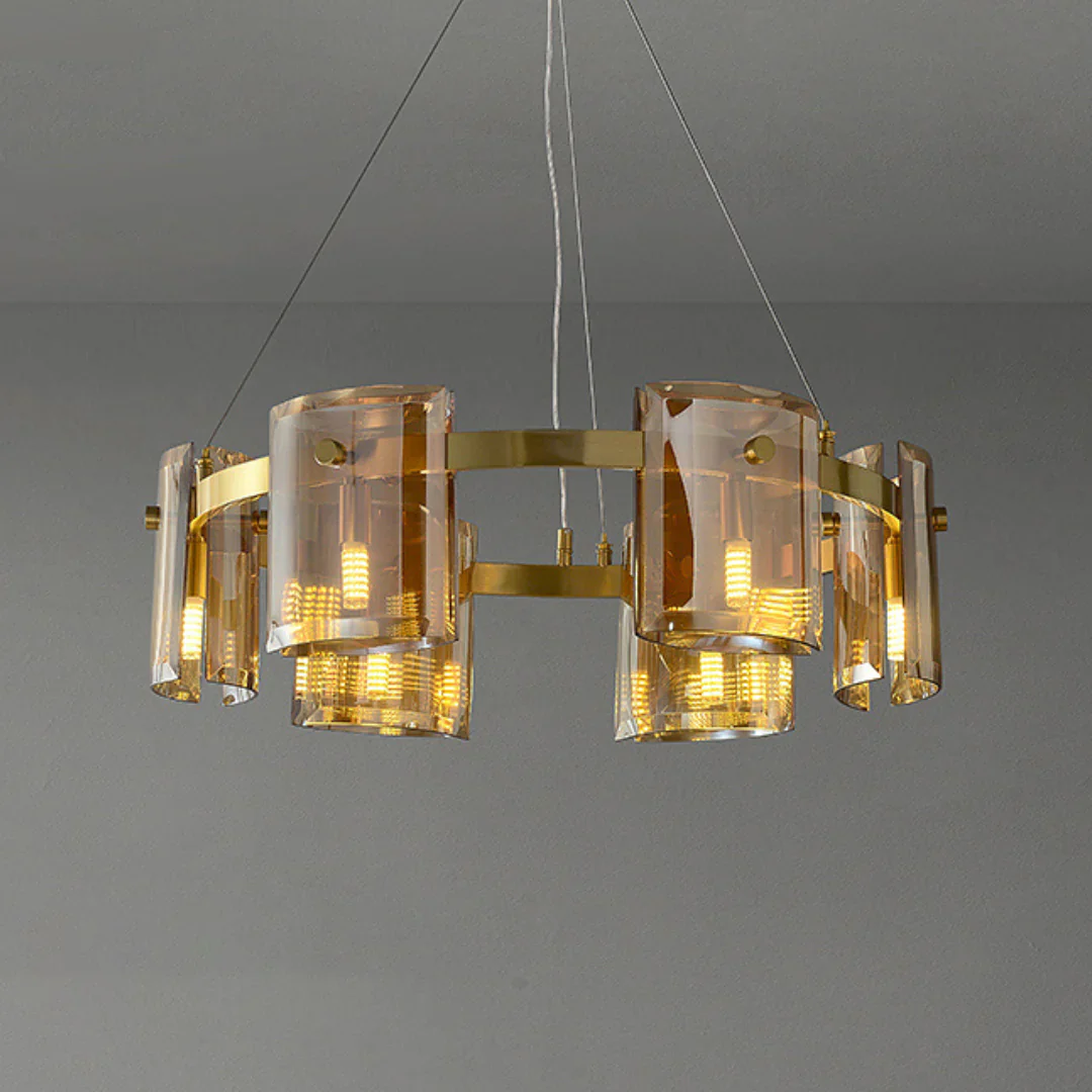 Circular Corlota Glass Chandelier - Image 20