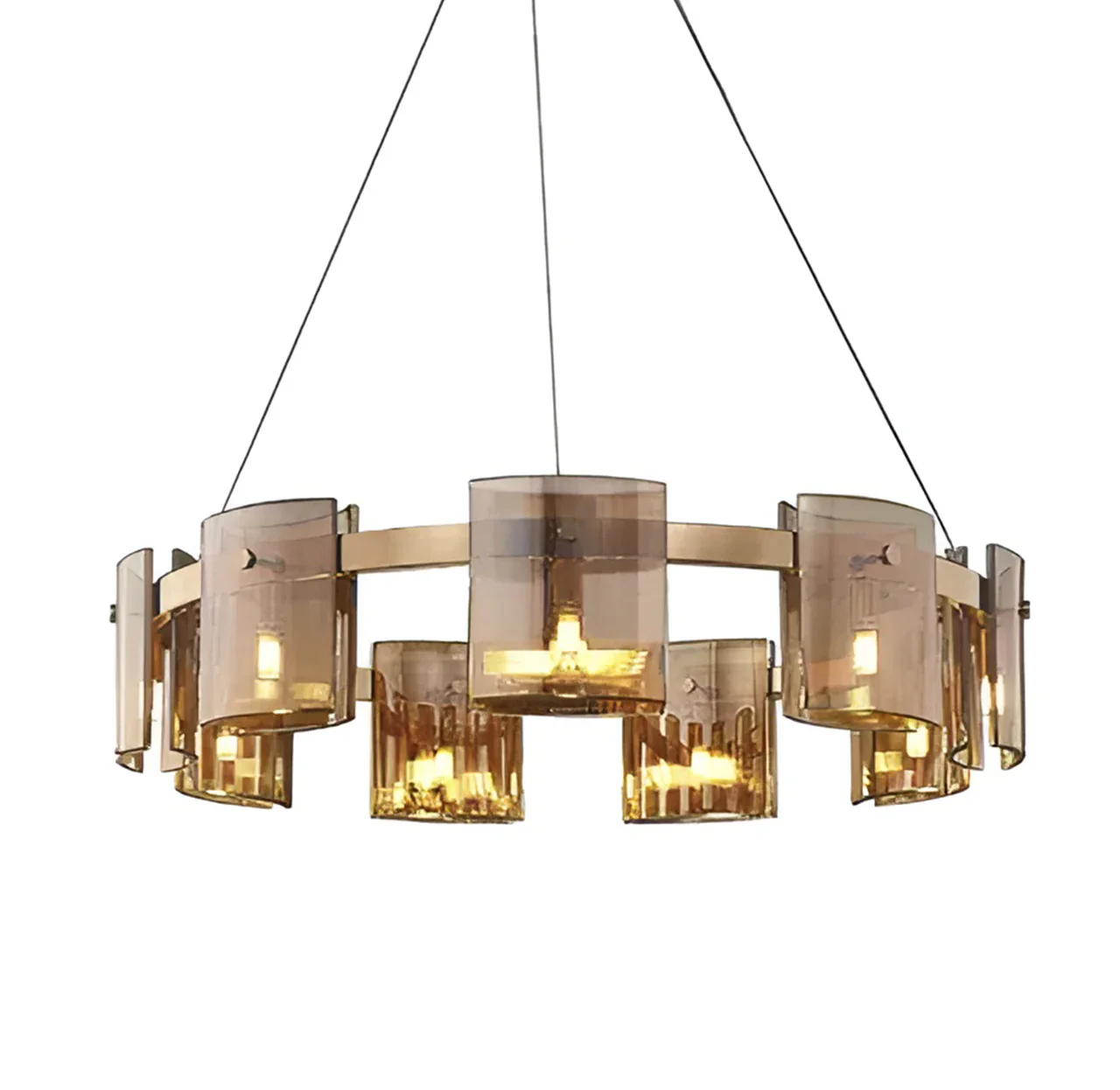 Circular Corlota Glass Chandelier - Image 21
