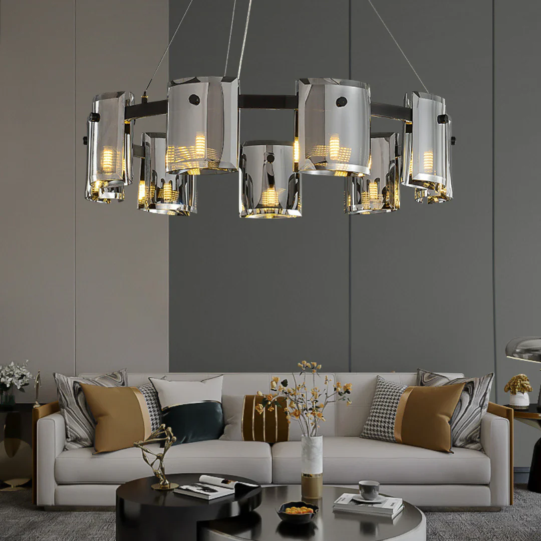 Circular Corlota Glass Chandelier - Image 5