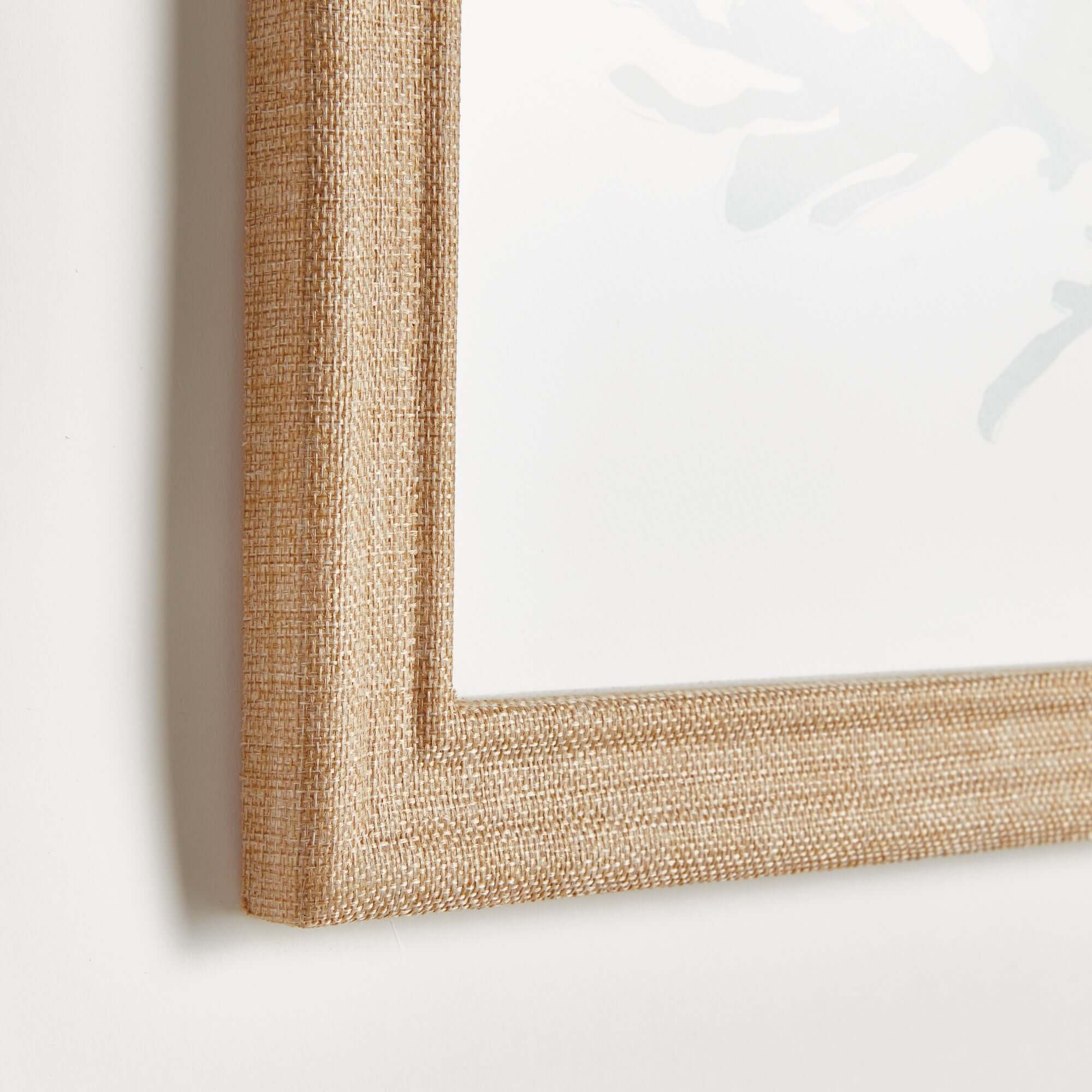 Coastal Framed Coral Silhouette Prints in Natural Wood Frames (Set of 4) - Image 2