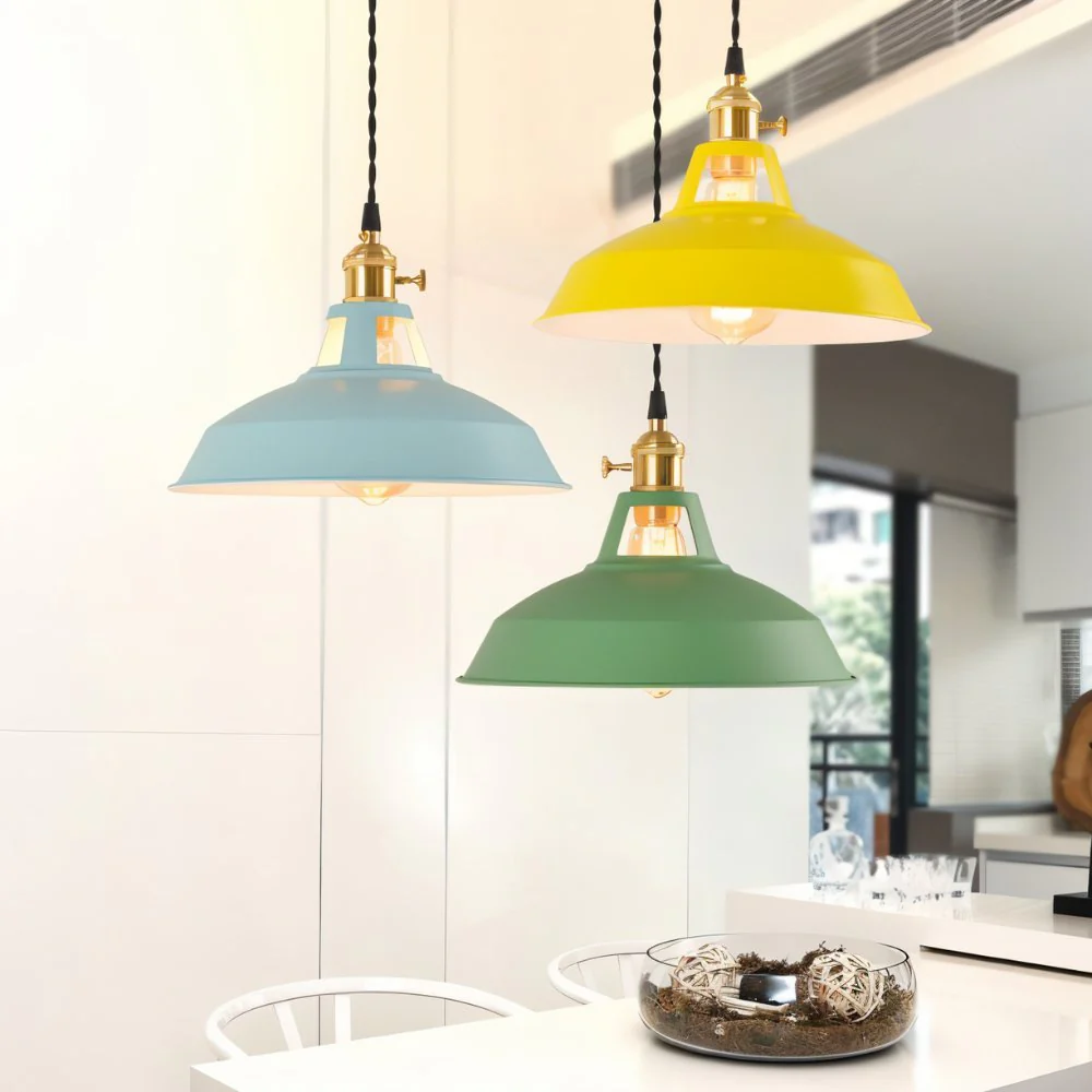 Color Block Shade Pendant Light - Image 5