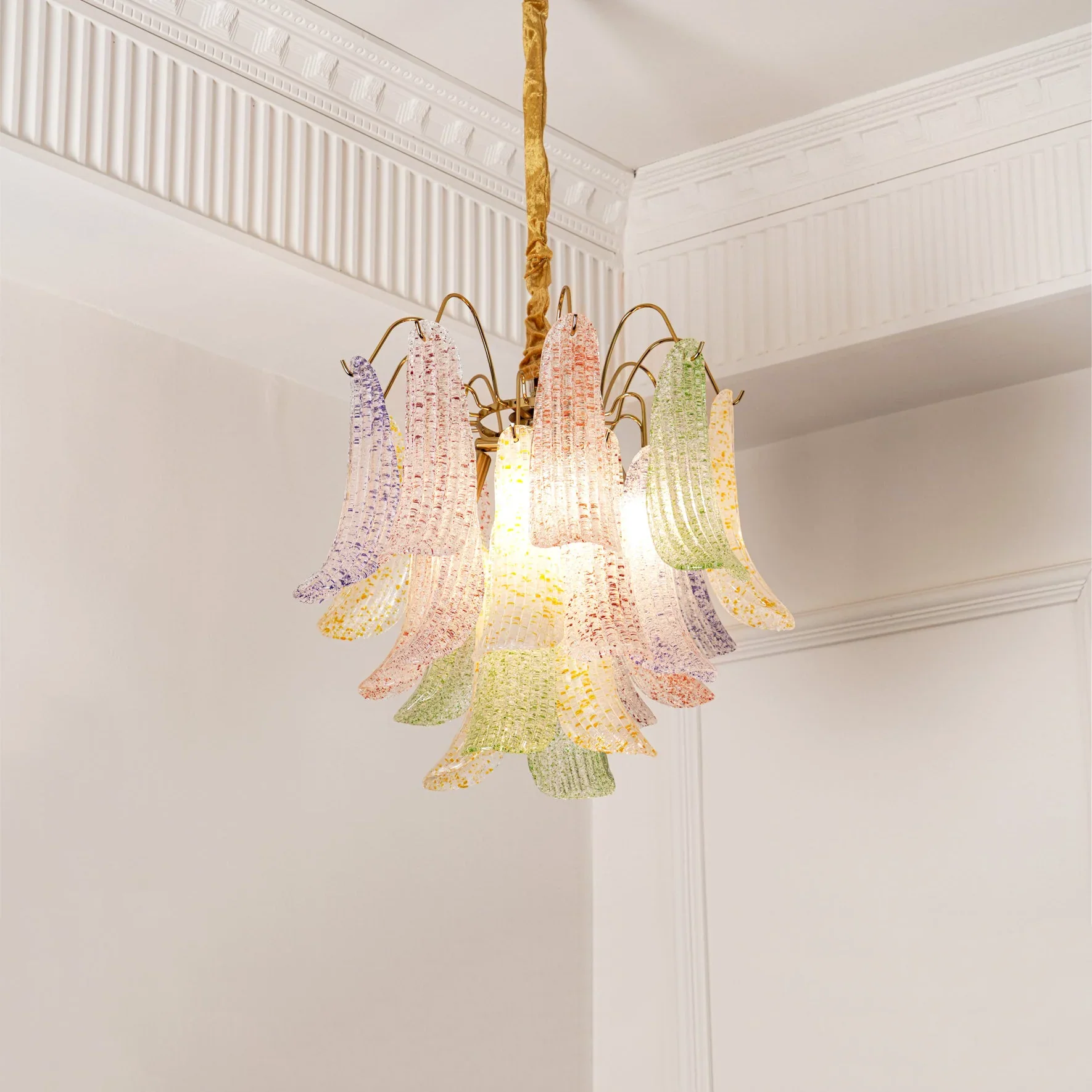 Colorful Murano Glass Chandelier - Image 12