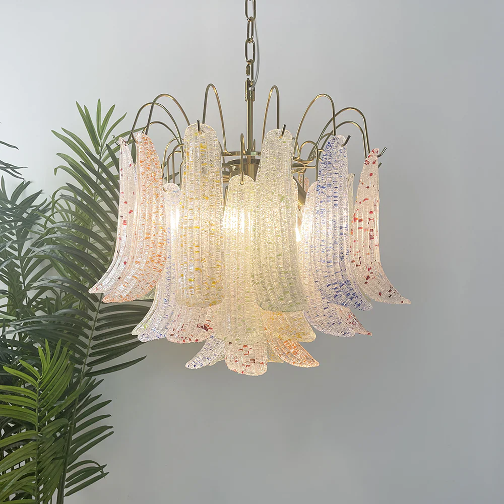 Colorful Murano Glass Chandelier - Image 2