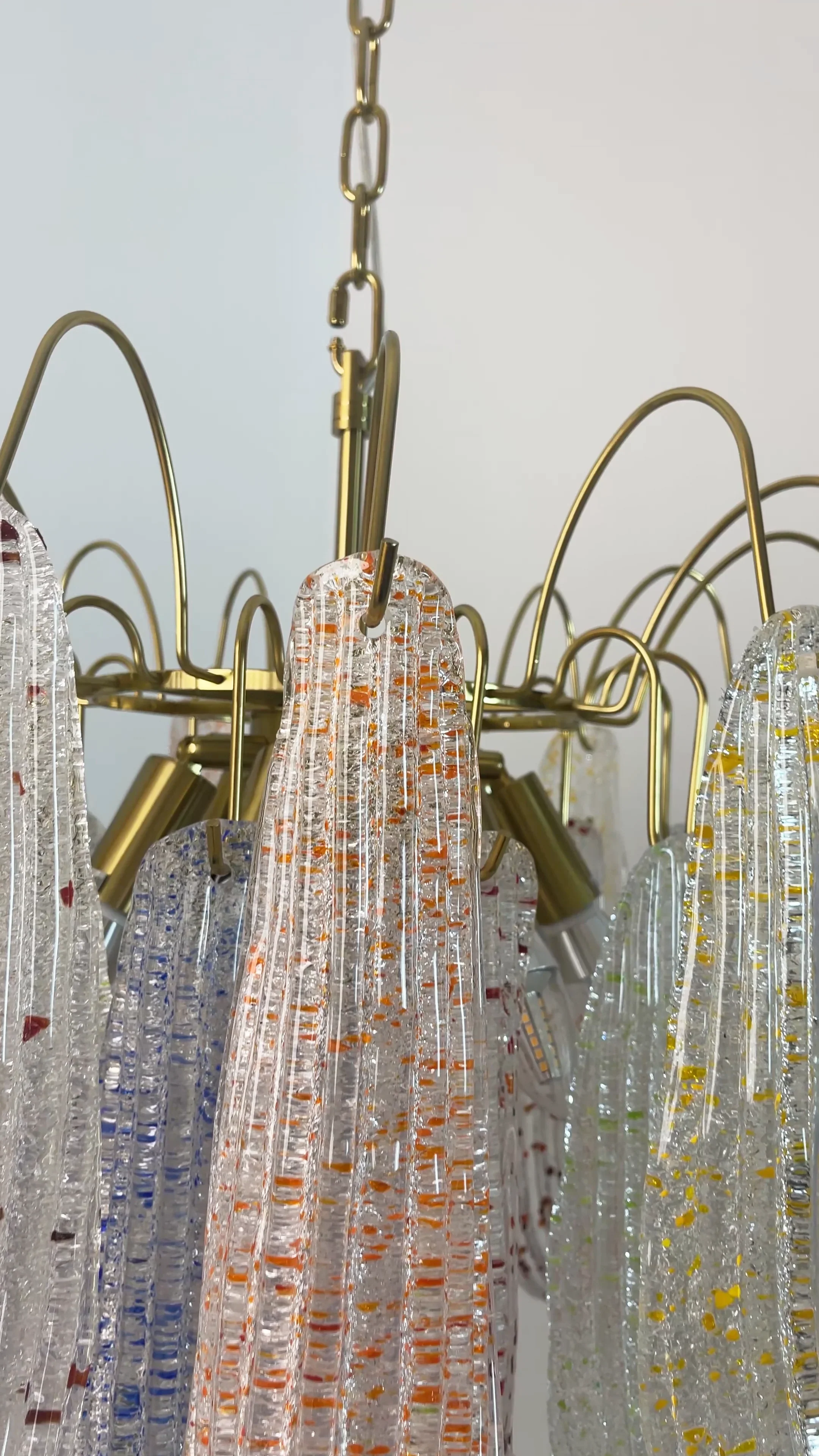 Colorful Murano Glass Chandelier - Image 25