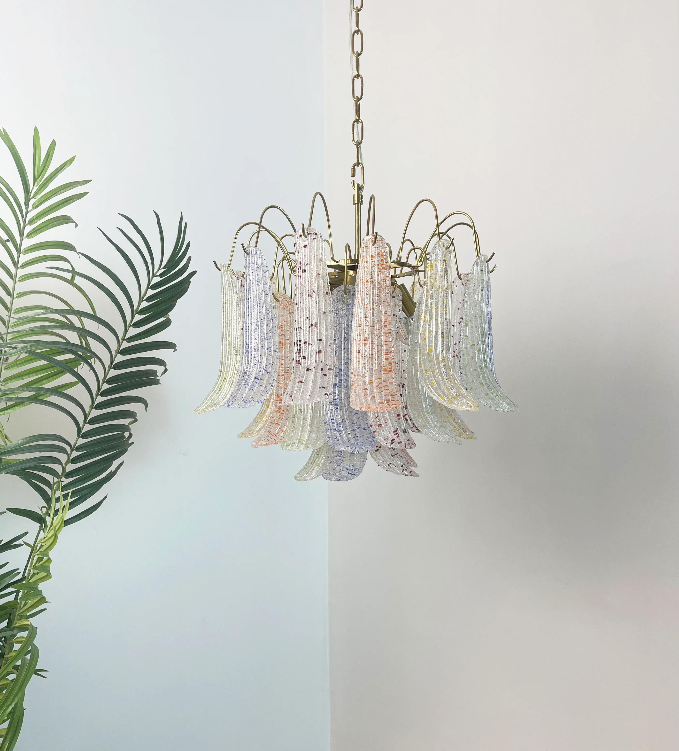 Colorful Murano Glass Chandelier - Image 4