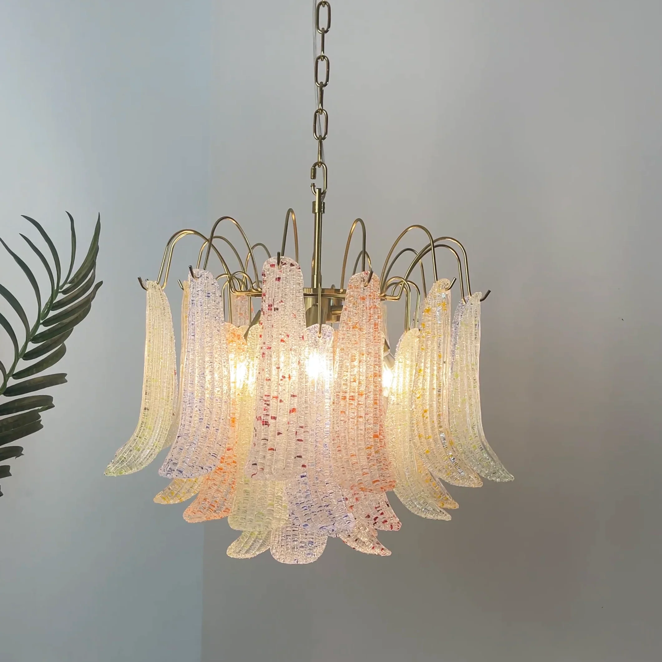 Colorful Murano Glass Chandelier - Image 6