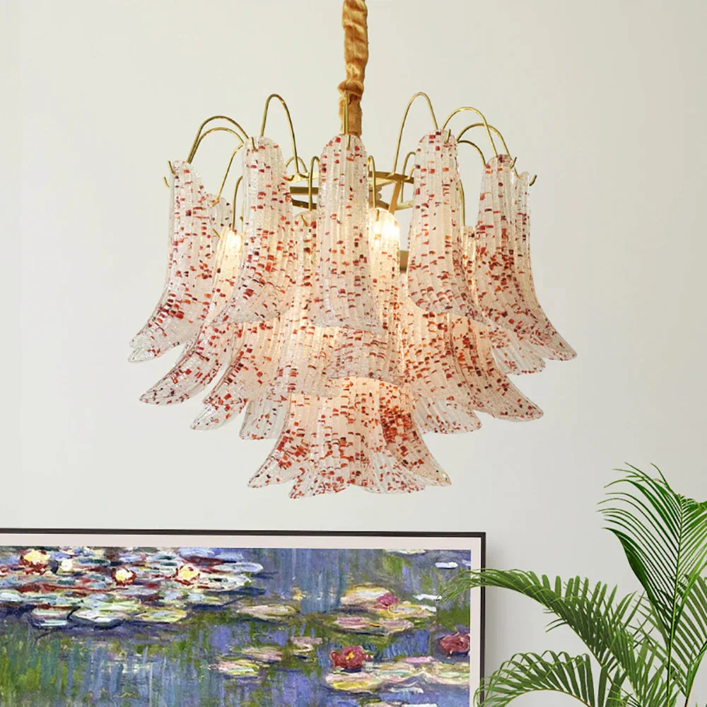 Colorful Murano Glass Chandelier - Image 9
