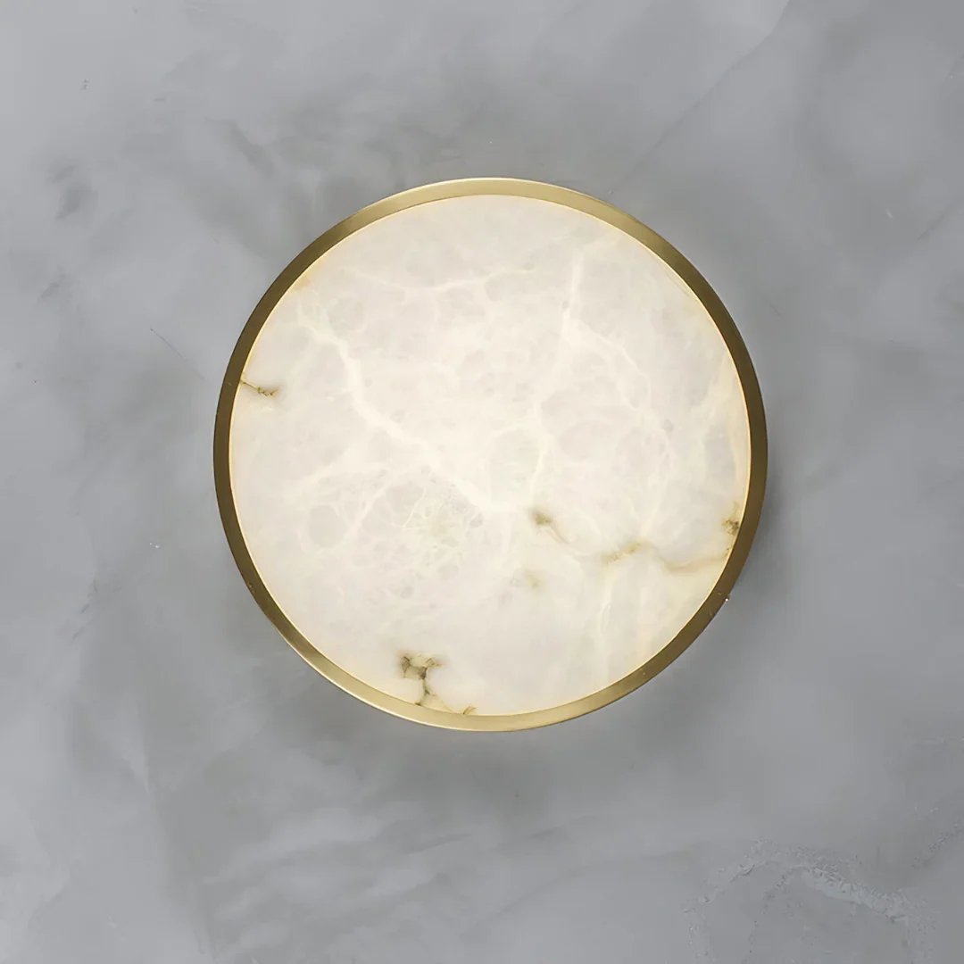 Column Alabaster Round Ceiling Lamp - Image 15