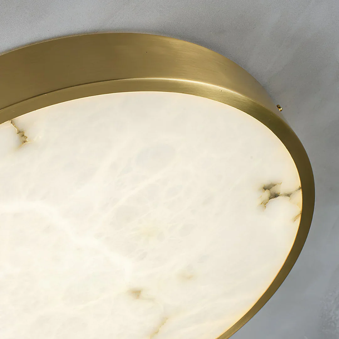 Column Alabaster Round Ceiling Lamp - Image 16