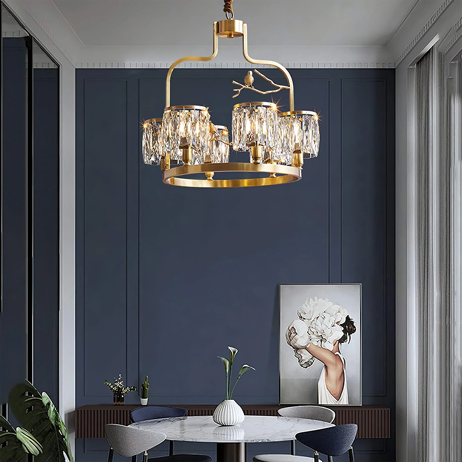 Crystal Bird Chandelier - Image 12