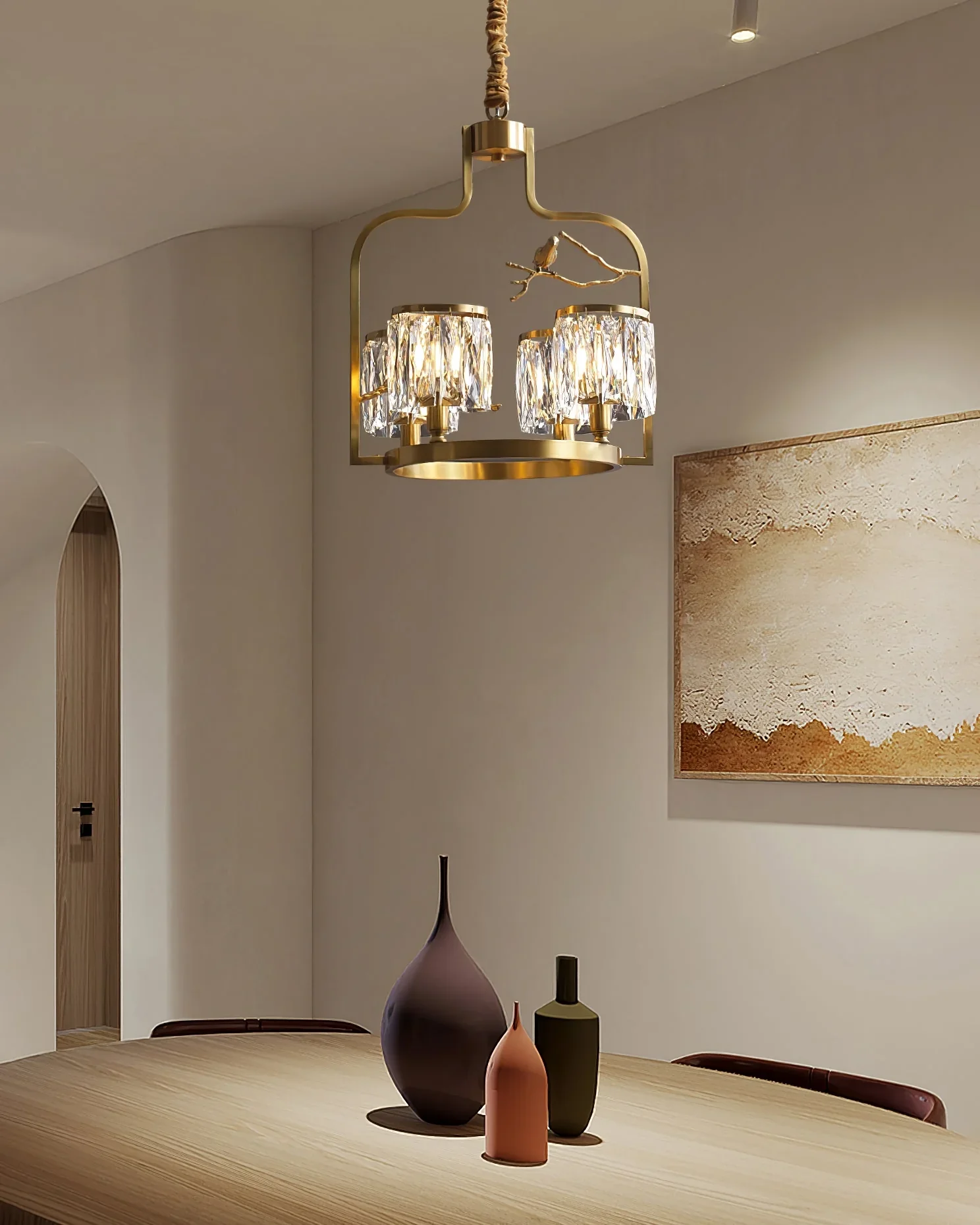 Crystal Bird Chandelier - Image 5
