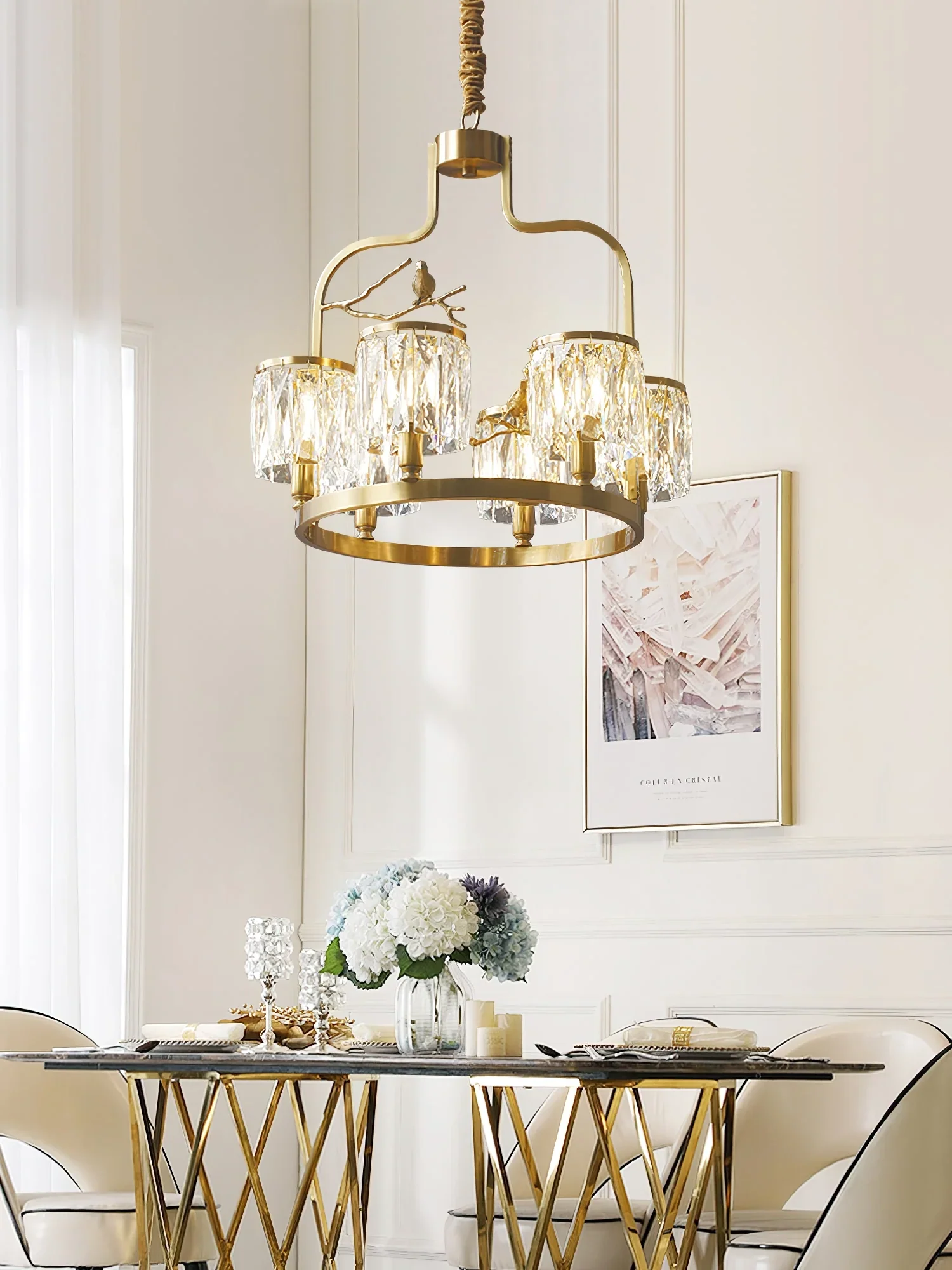 Crystal Bird Chandelier - Image 7