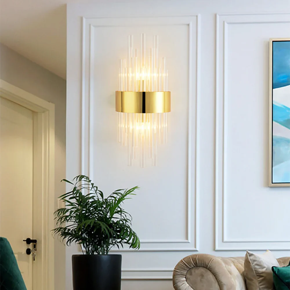 Crystal Tube Modern Wall Lamp - Image 2