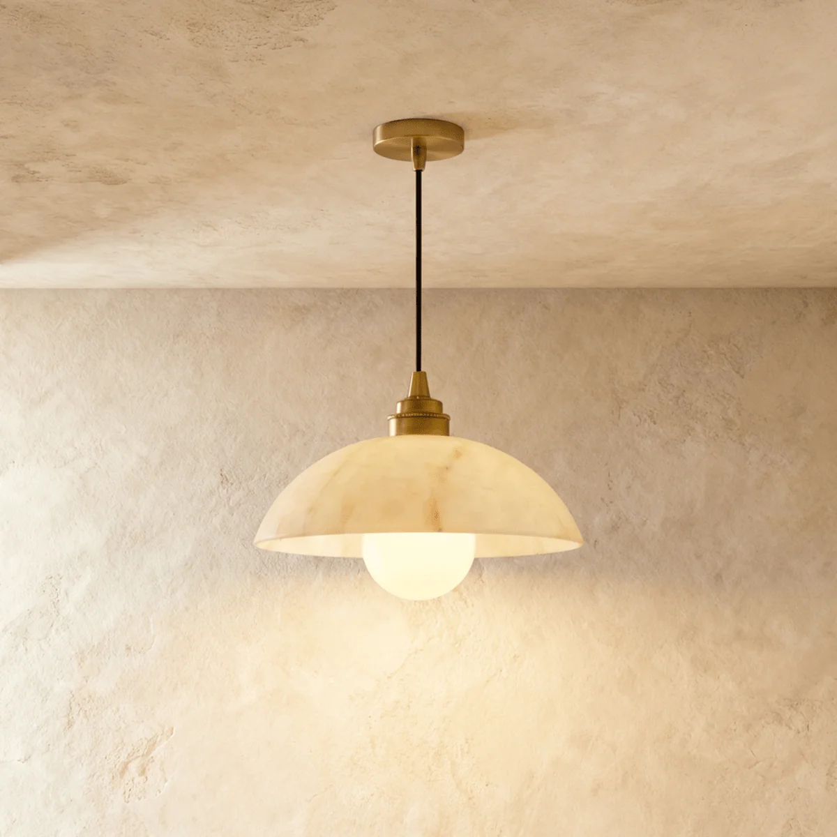 Cupola Alabaster Pendant Light - Image 3