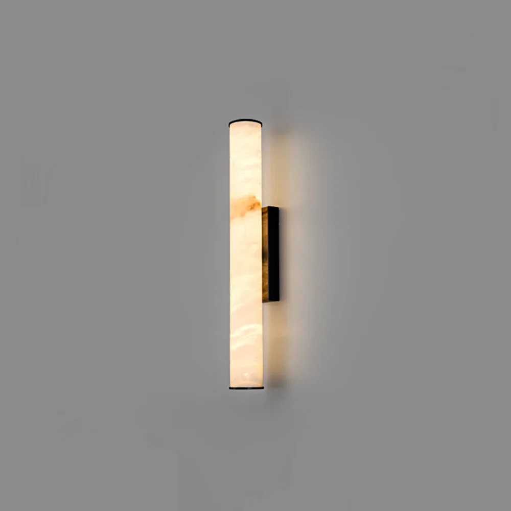 Cylindrical Callisto Alabaster Wall Lamp - Image 25