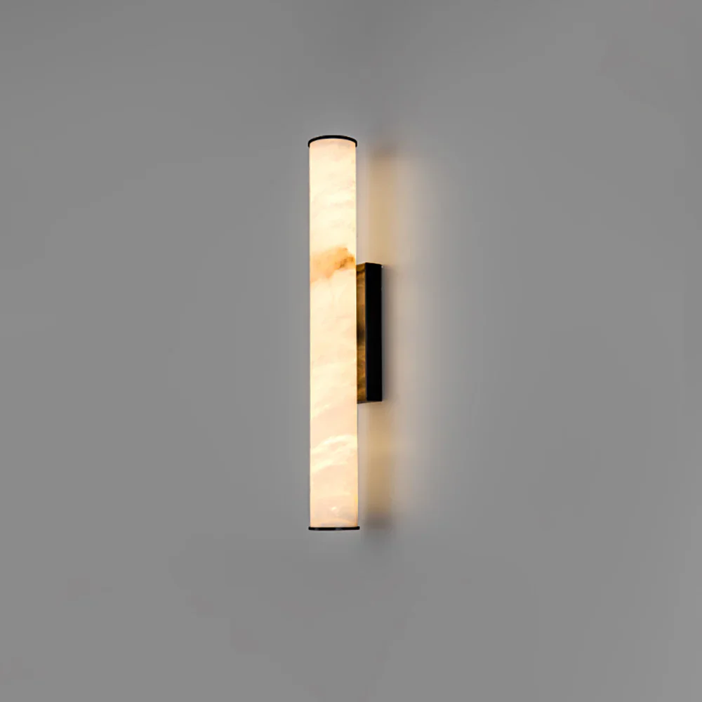 Cylindrical Callisto Alabaster Wall Lamp - Image 27