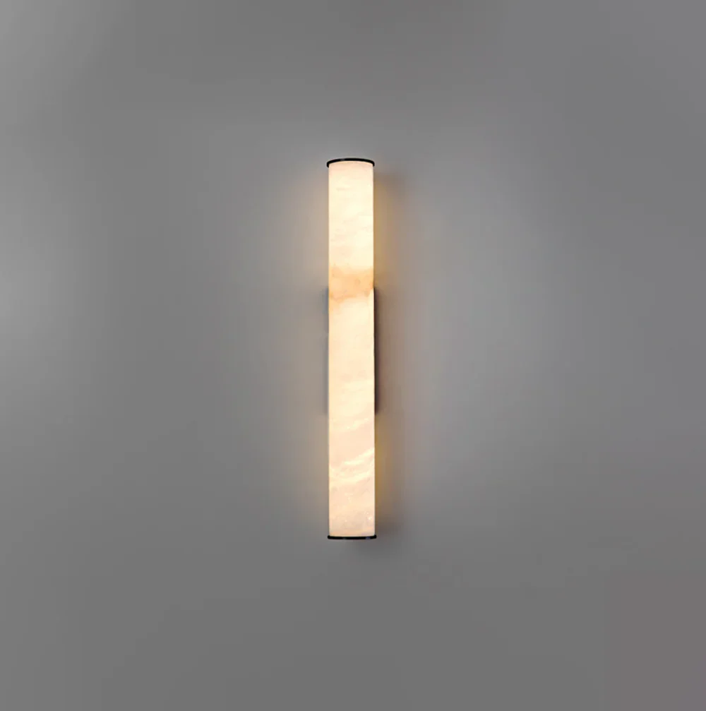 Cylindrical Callisto Alabaster Wall Lamp - Image 28