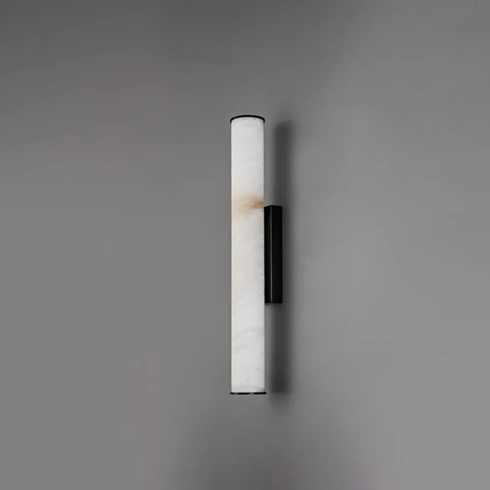 Cylindrical Callisto Alabaster Wall Lamp - Image 29