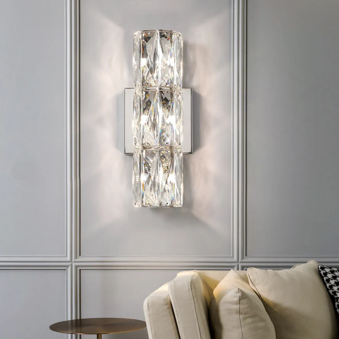 Cylindrical Crystal Wall Lamp - Image 5