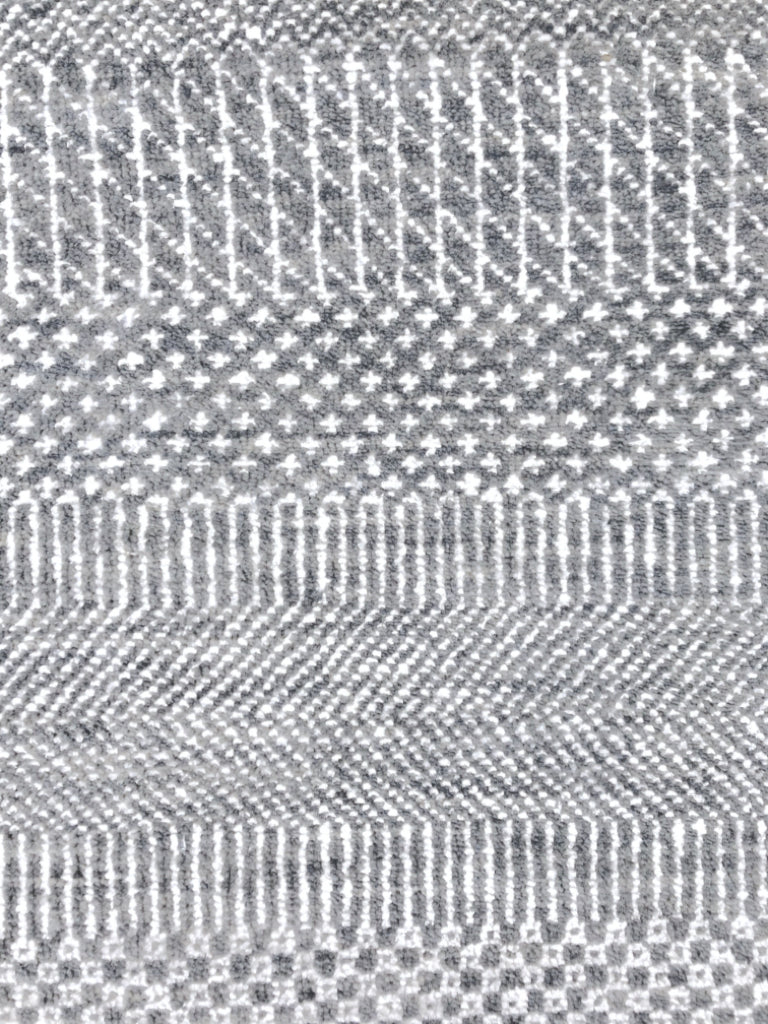 Durva - Grass Design gray 12x14 - Image 11