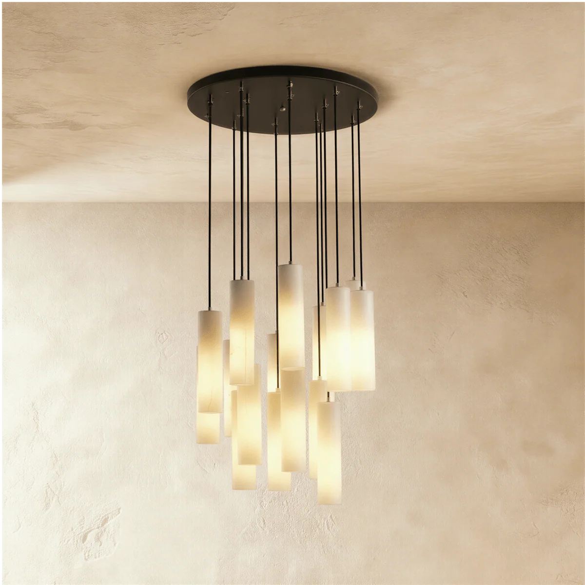 Entokei Alabaster Chandelier Light - Image 7