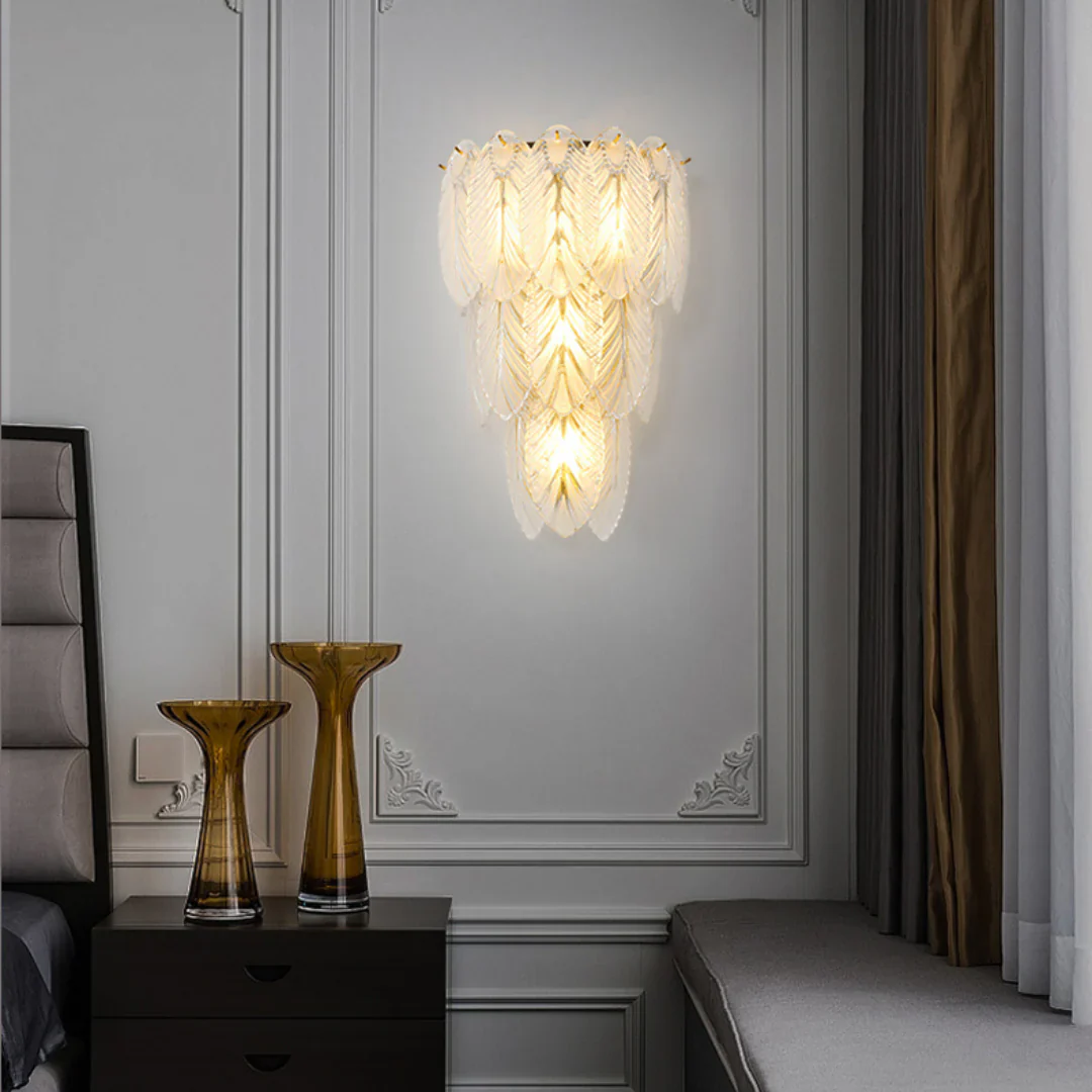 Feather Crystal Wall Lamp - Image 13