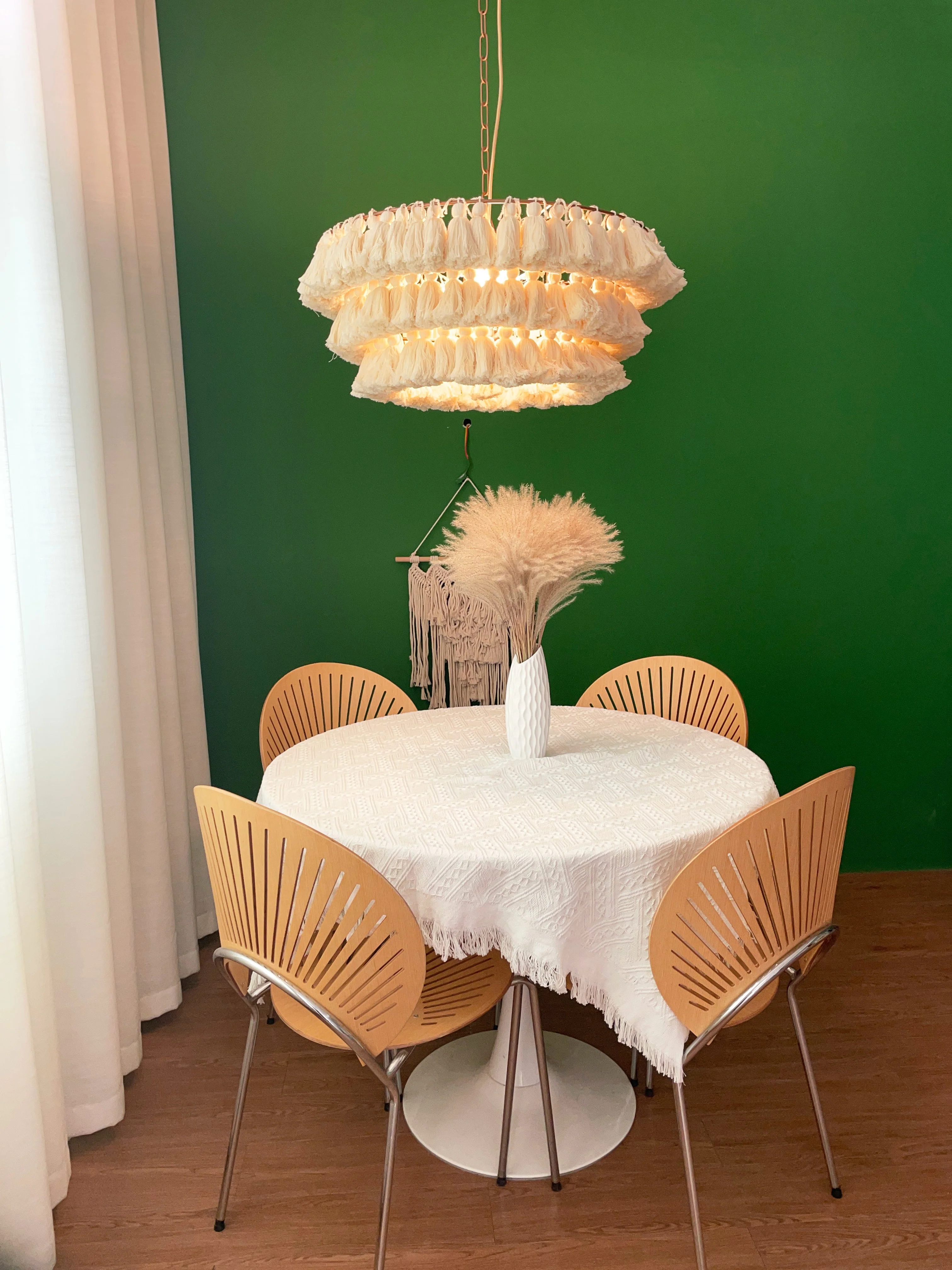 Fela Fabric Tassel Chandelier - Image 20