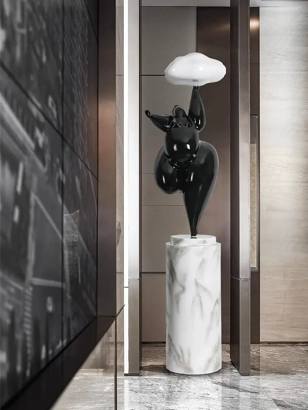 Figure Sculpture Rylight Cloud Floor Lamp - Image 10