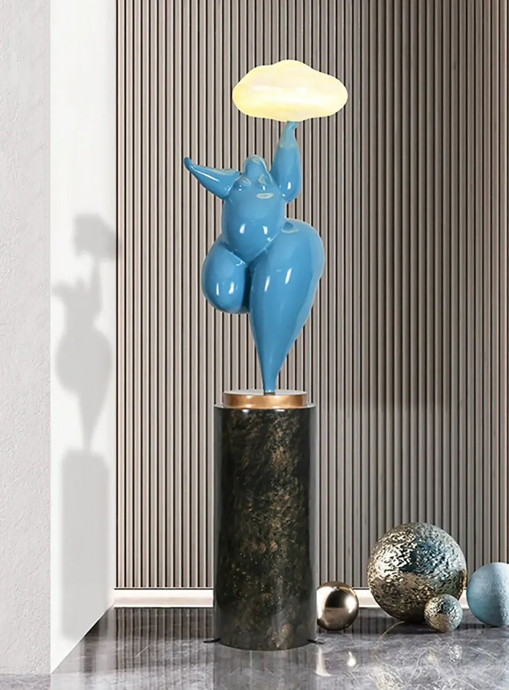 Figure Sculpture Rylight Cloud Floor Lamp - Image 5