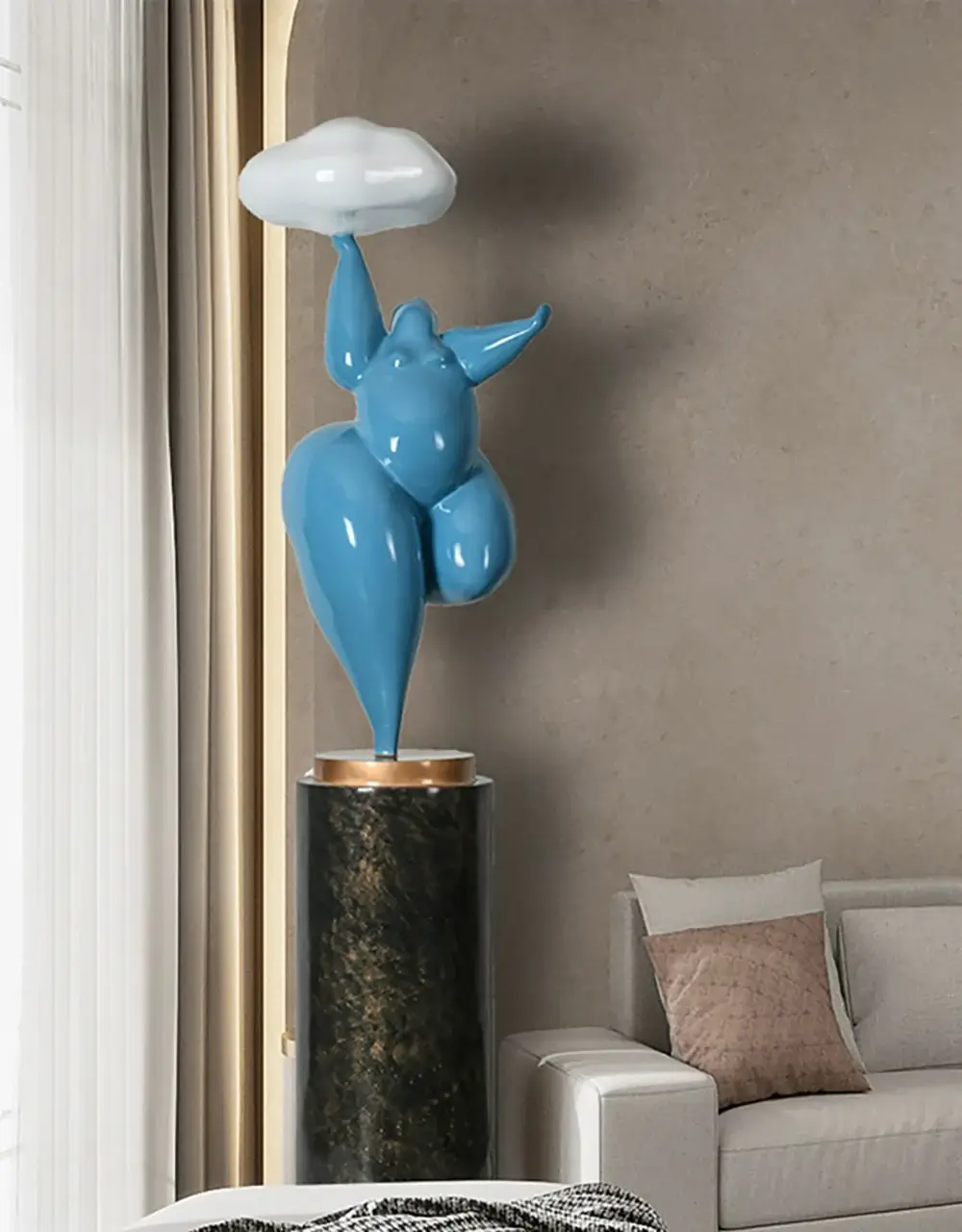 Figure Sculpture Rylight Cloud Floor Lamp - Image 6