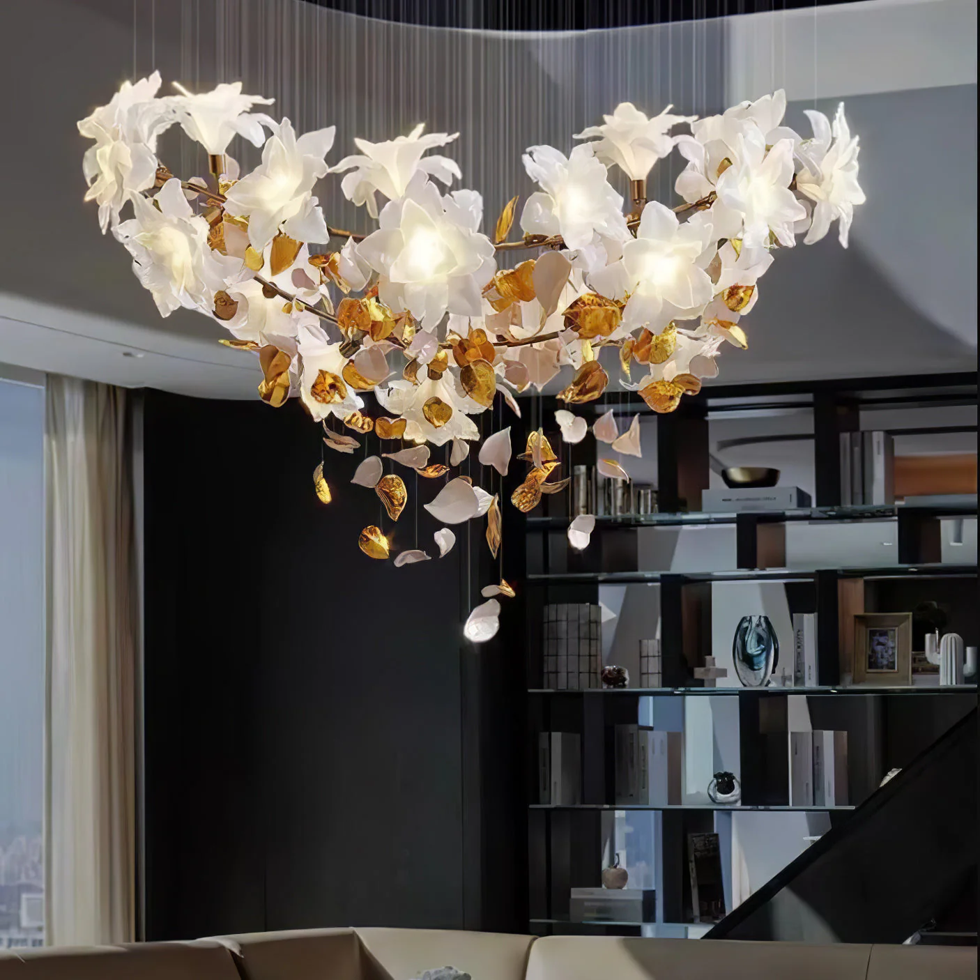 Flying Flowers Fluttering Chandelier - Image 13