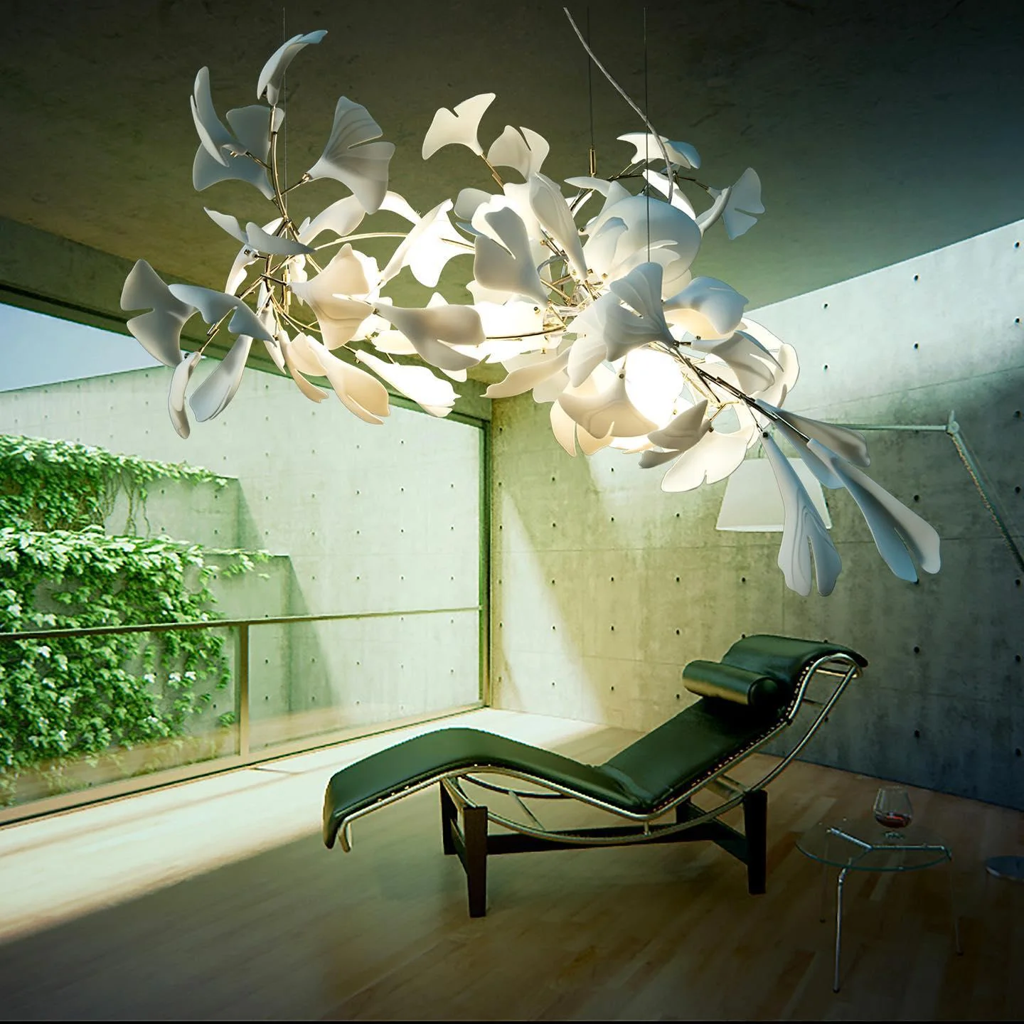 Gingko Ceramic Chandelier E - Image 10
