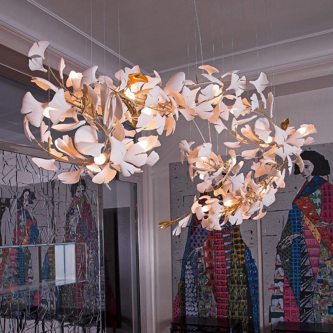 Gingko Ceramic Chandelier E - Image 21