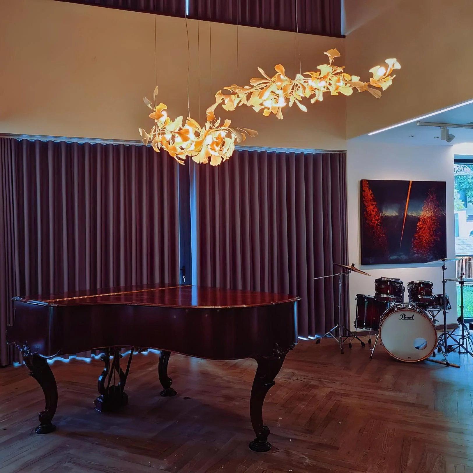 Gingko Ceramic Chandelier E - Image 24