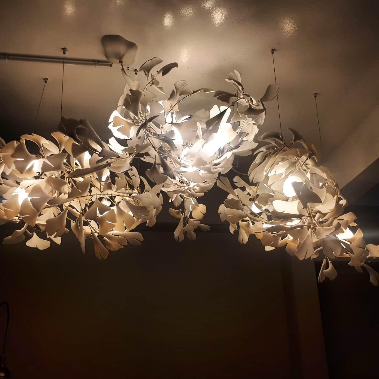 Gingko Ceramic Chandelier E - Image 28