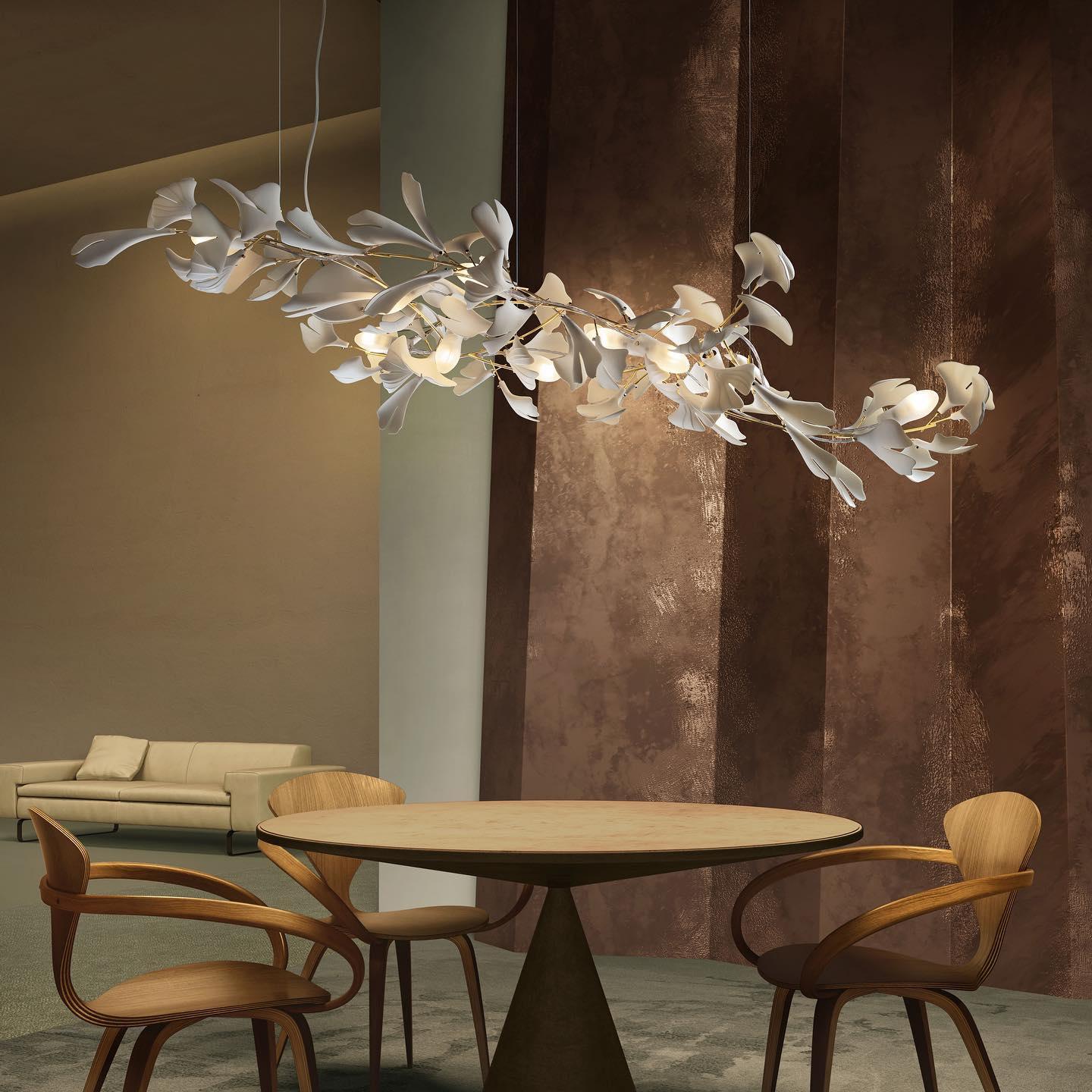 Gingko Ceramic Chandelier E - Image 5