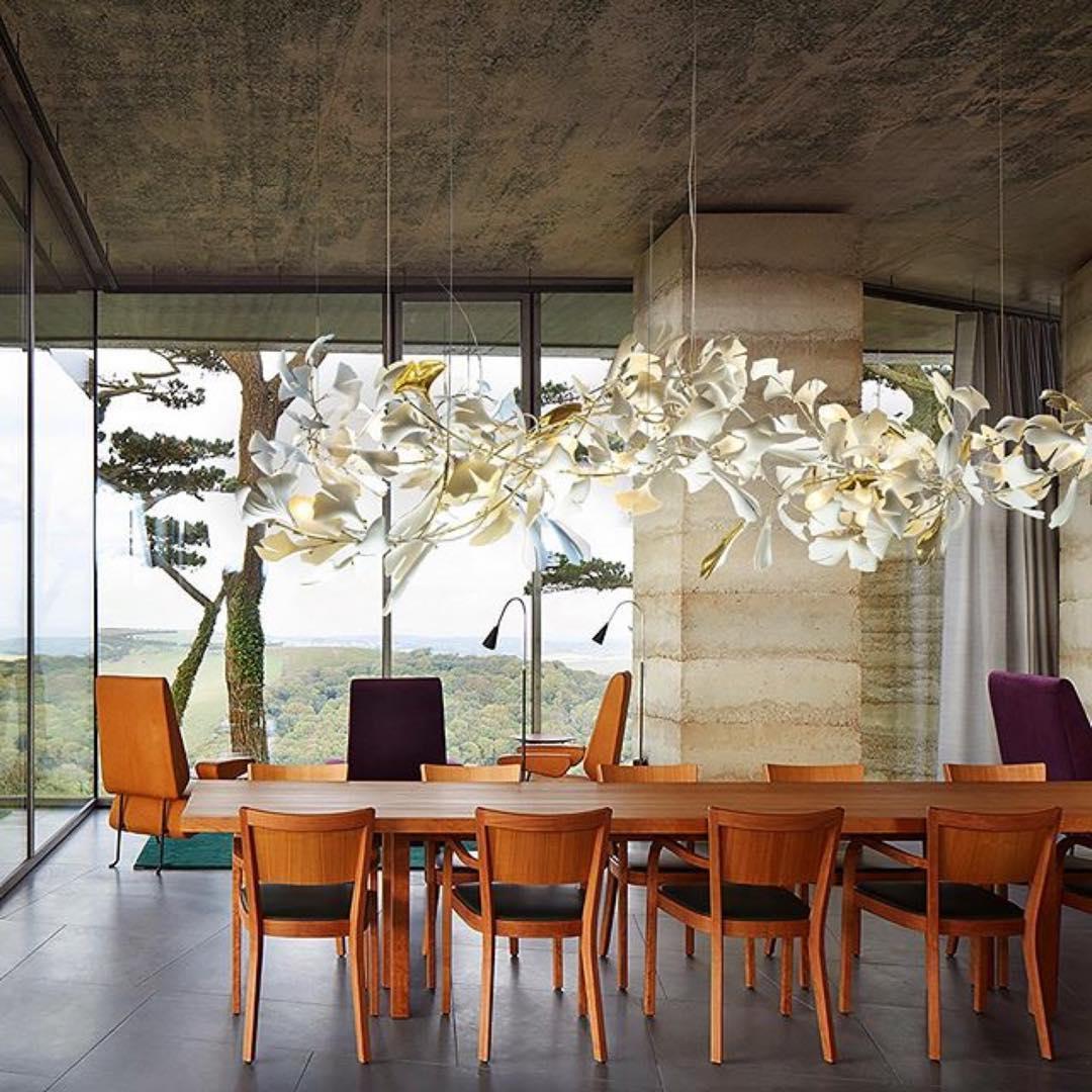 Gingko Ceramic Chandelier E - Image 7