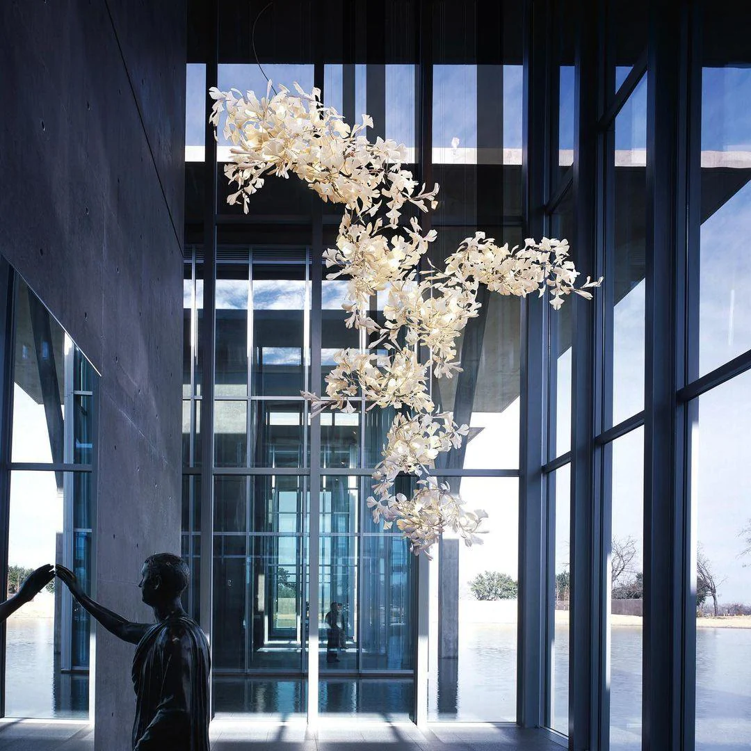 Gingko Ceramic Chandelier F - Image 4