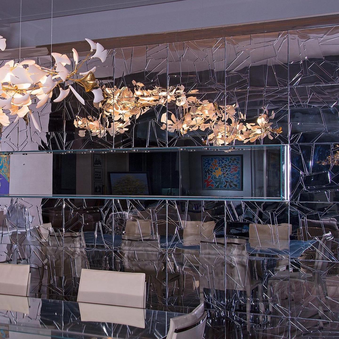 Gingko Ceramic Chandelier G - Image 11