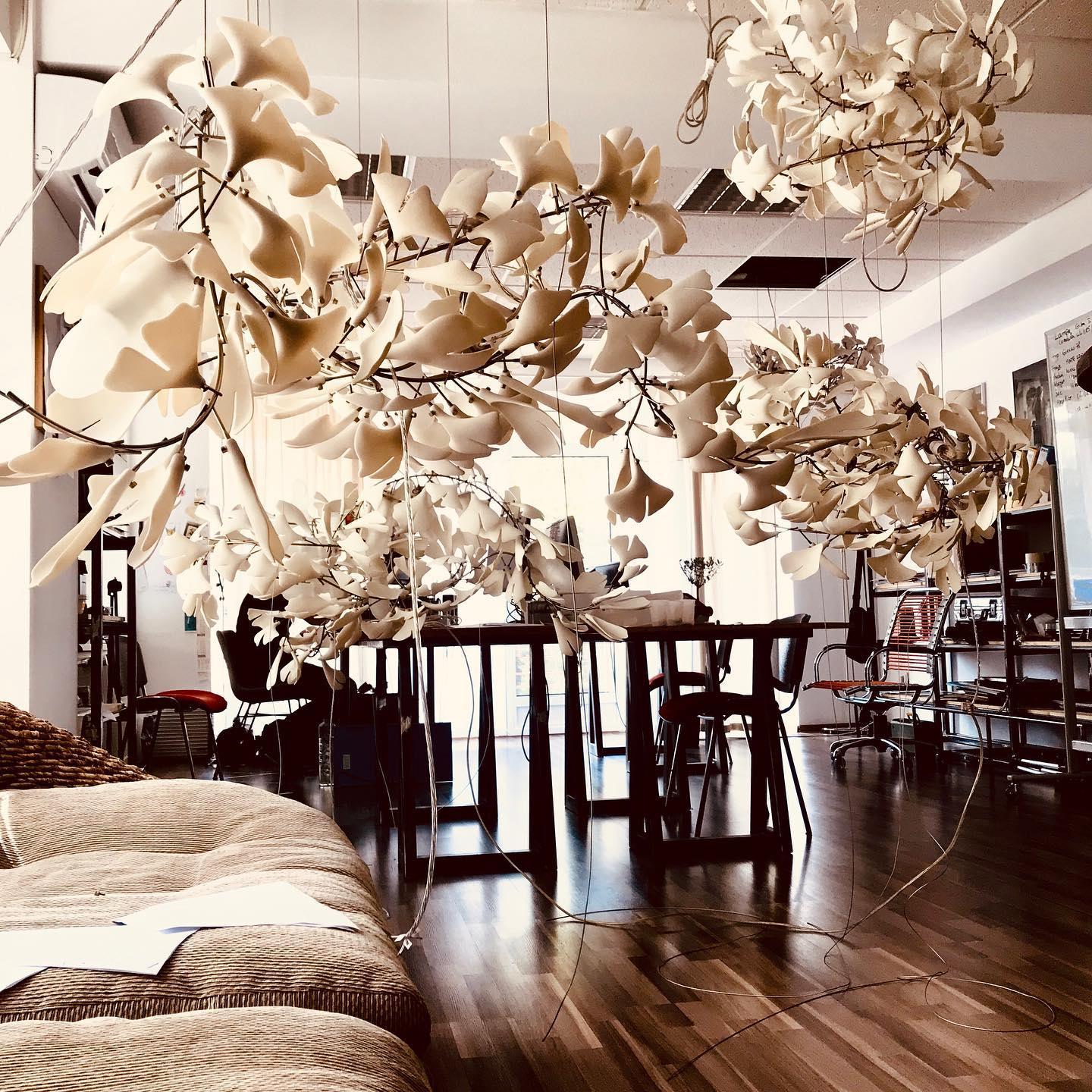 Gingko Ceramic Chandelier G - Image 16