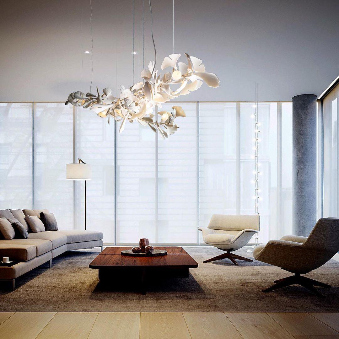 Gingko Ceramic Chandelier G - Image 18