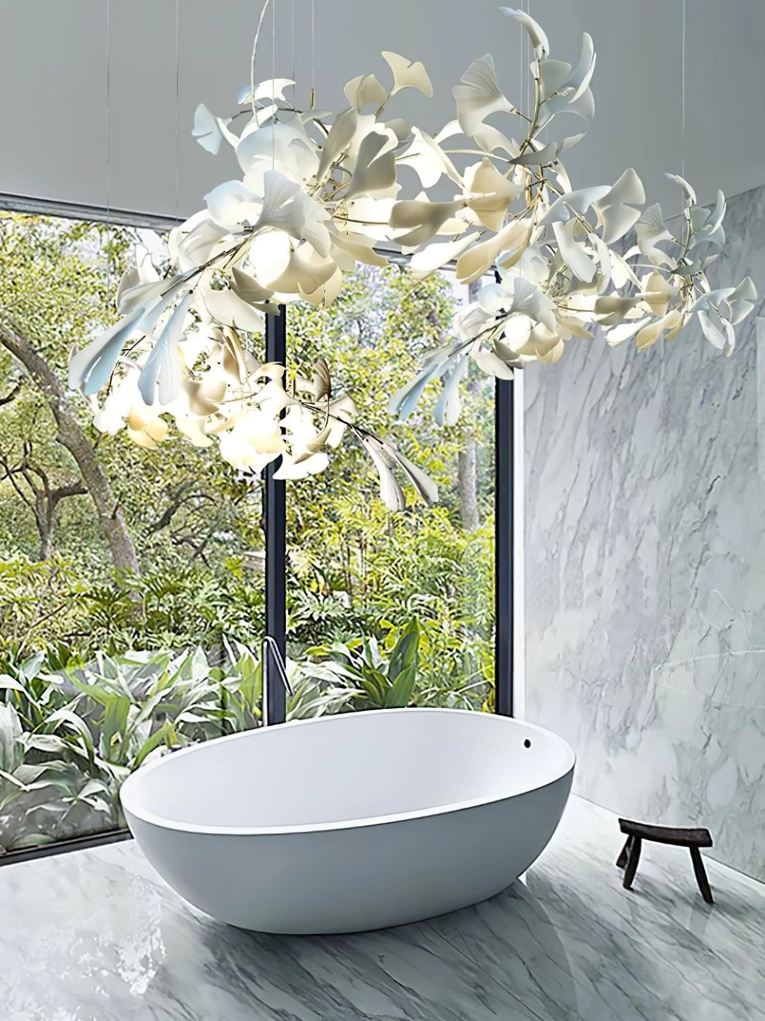 Gingko Ceramic Chandelier G - Image 27