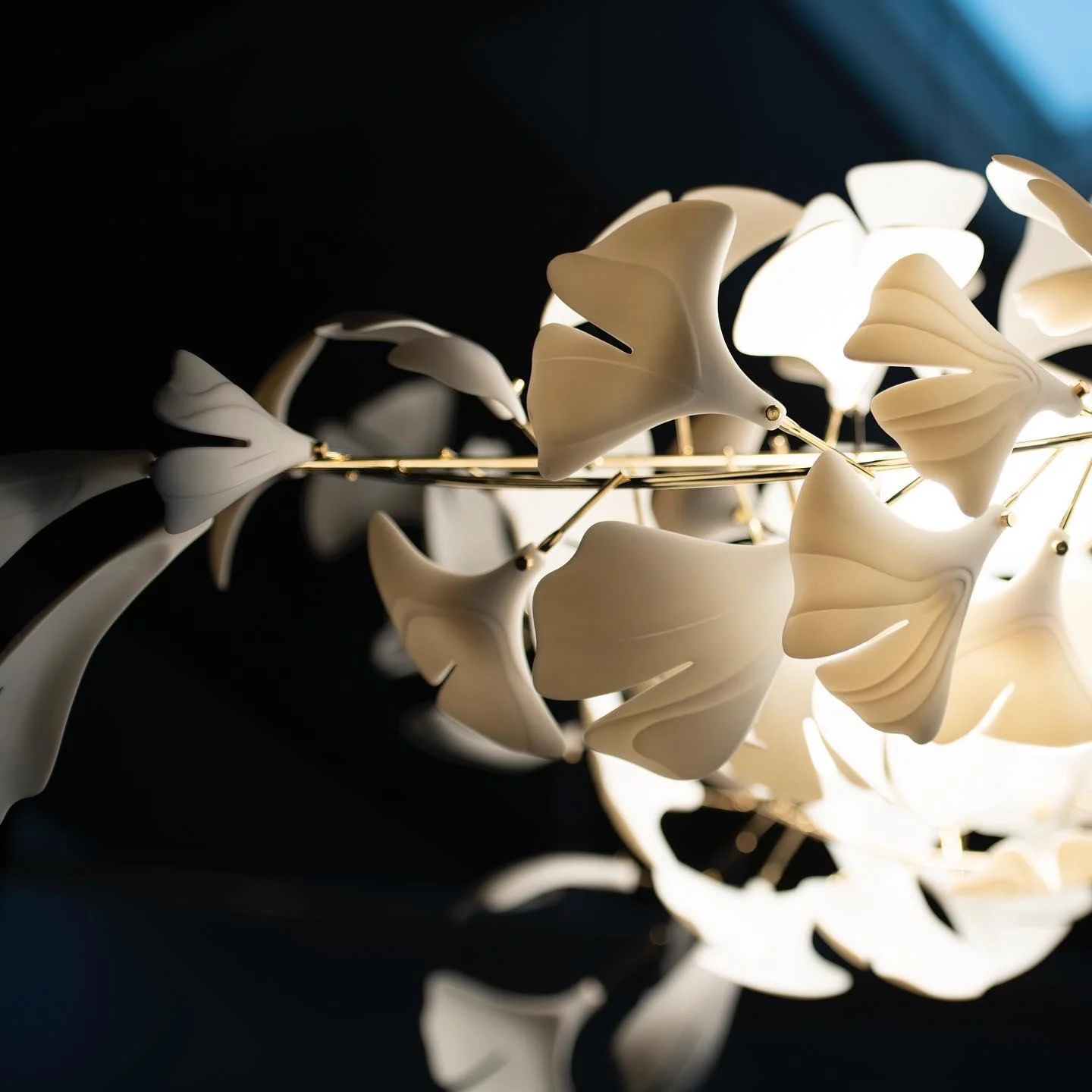 Gingko Ceramic Chandelier G - Image 38