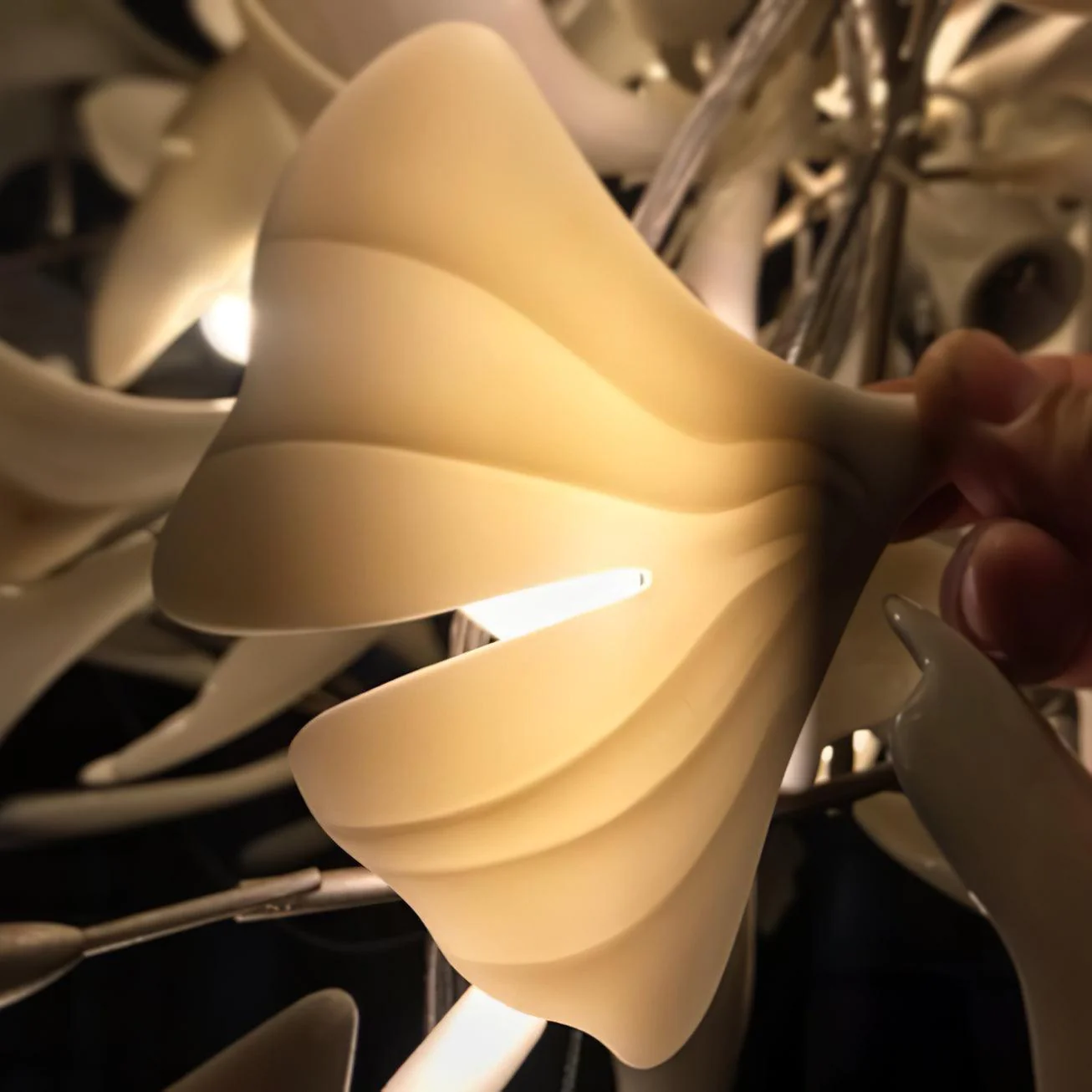 Gingko Ceramic Chandelier G - Image 40