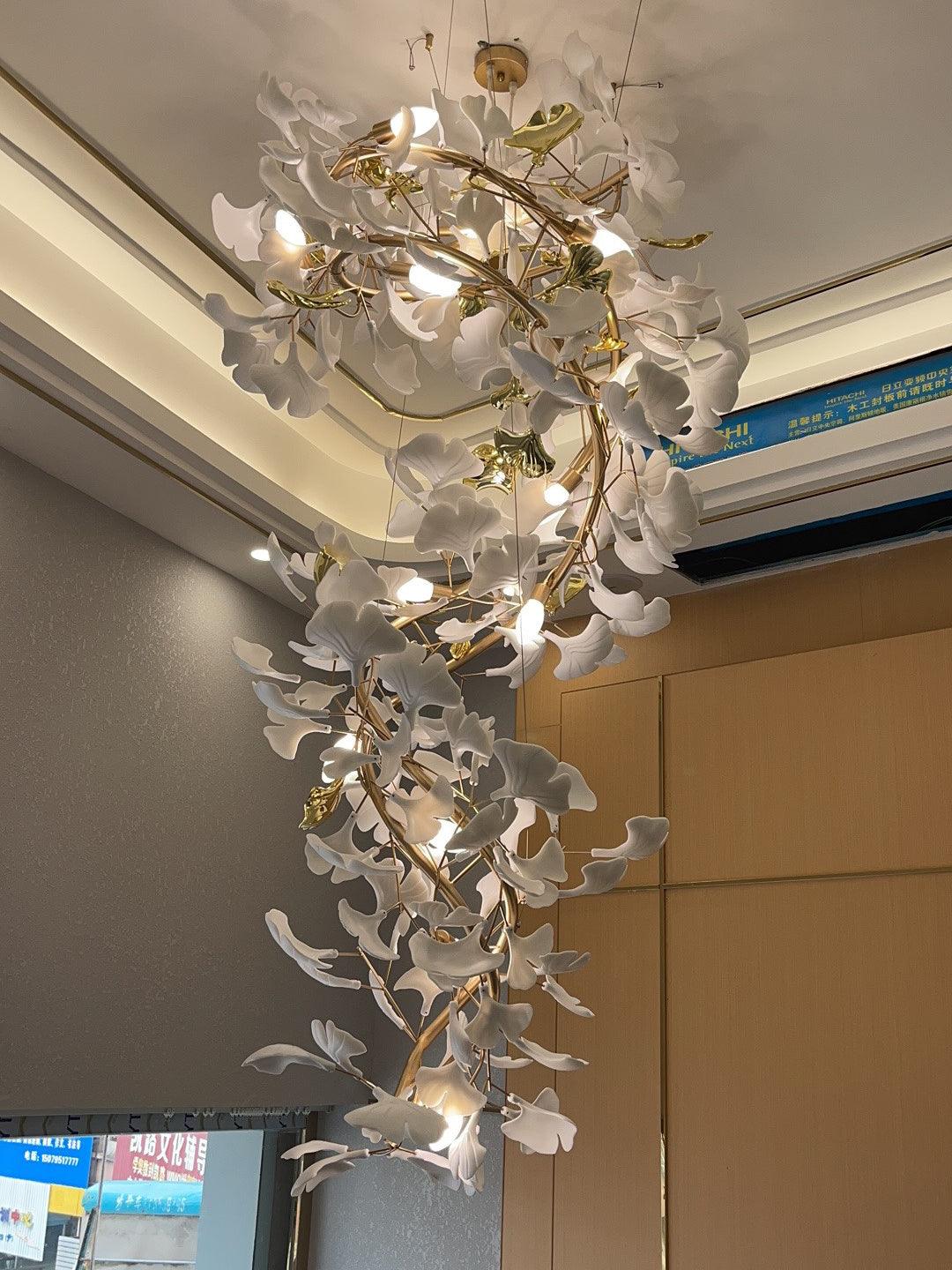 Gingko Ceramic Chandelier Q - Image 12