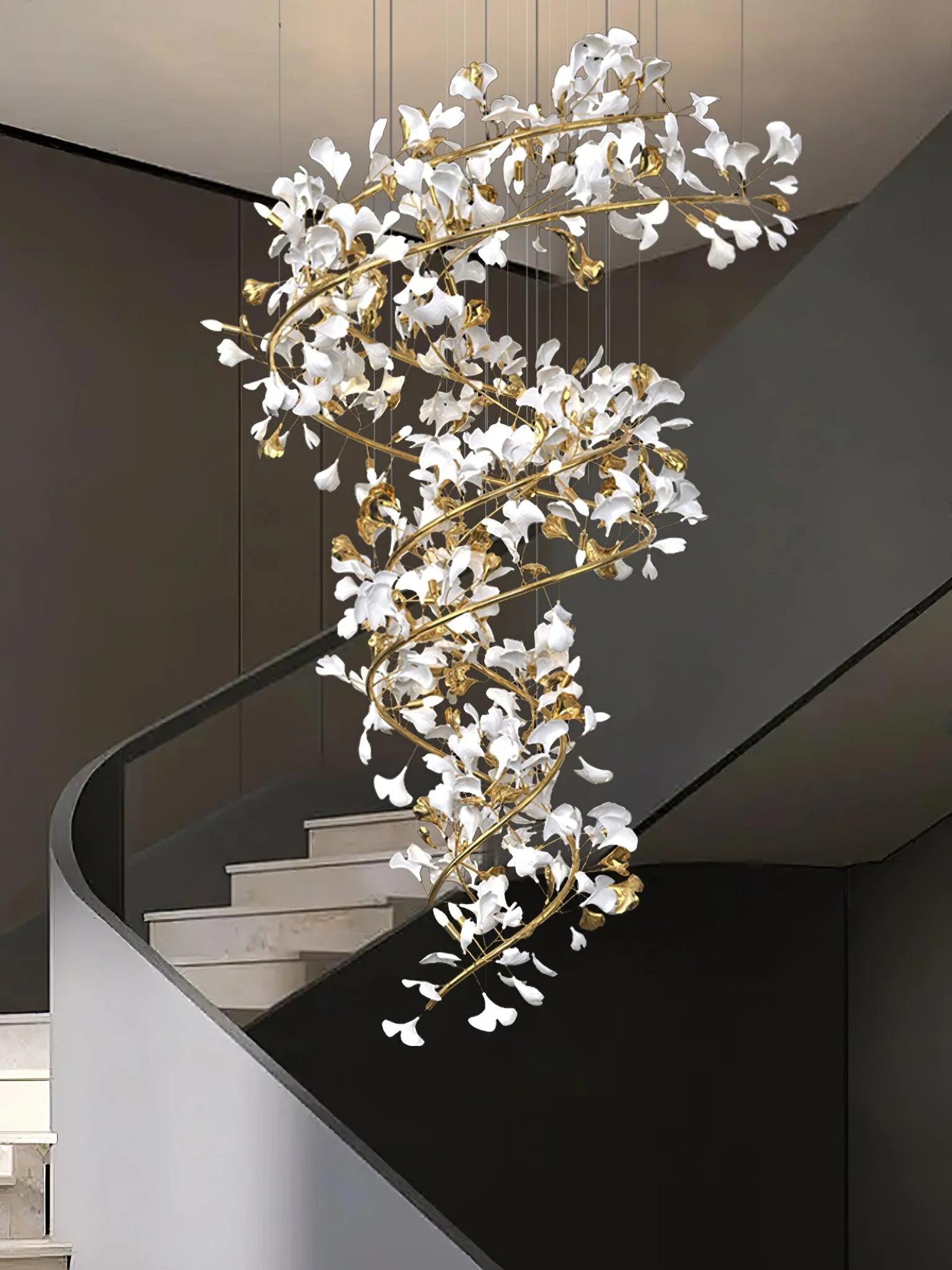 Gingko Ceramic Chandelier Q - Image 6