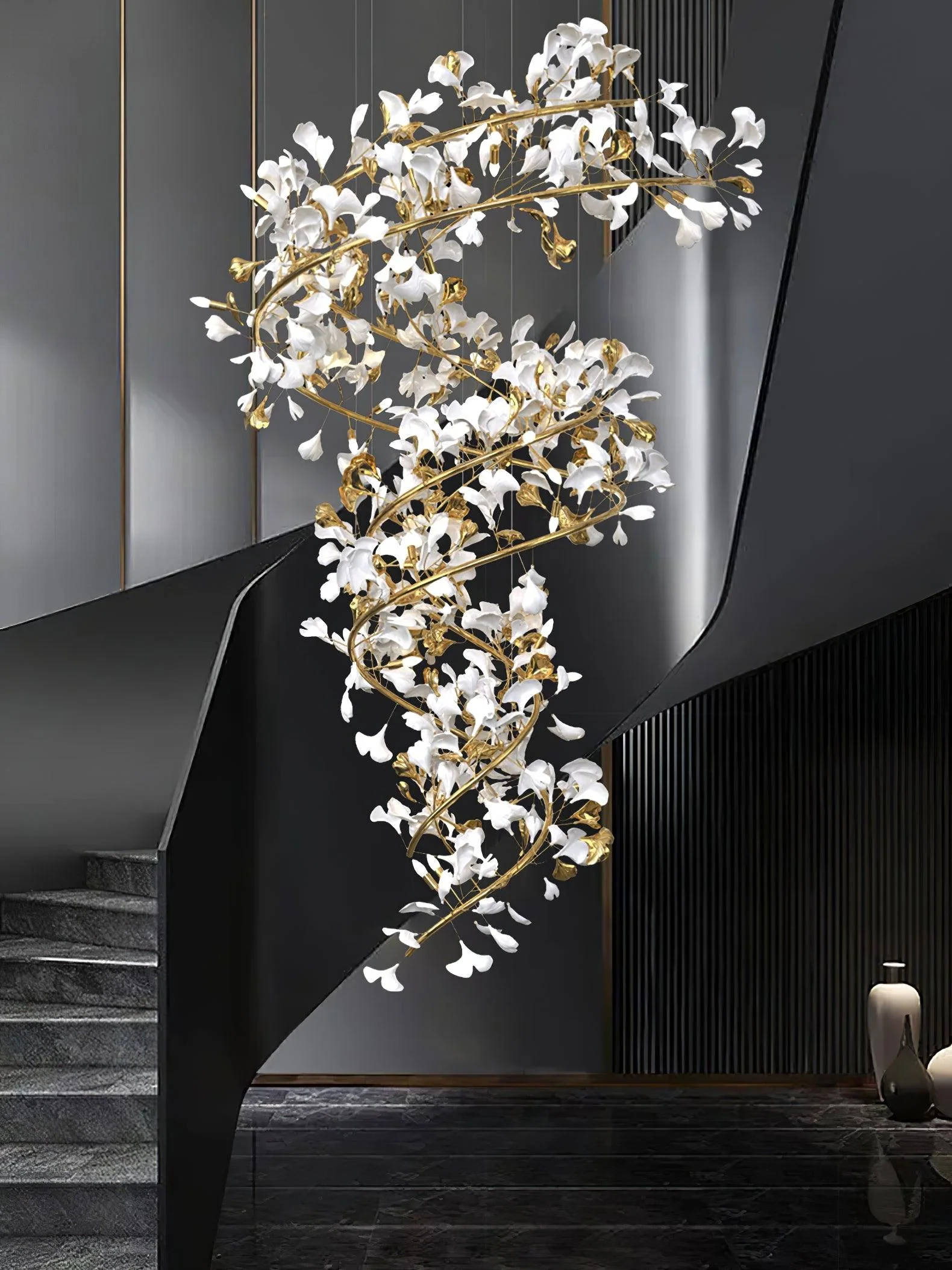 Gingko Ceramic Chandelier Q - Image 9