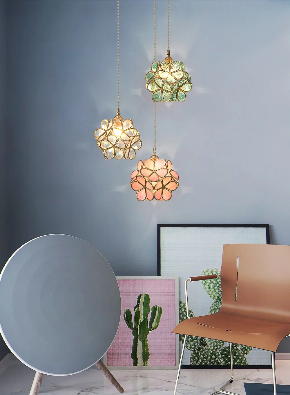 Glass Petal Pendant Lights - Image 10