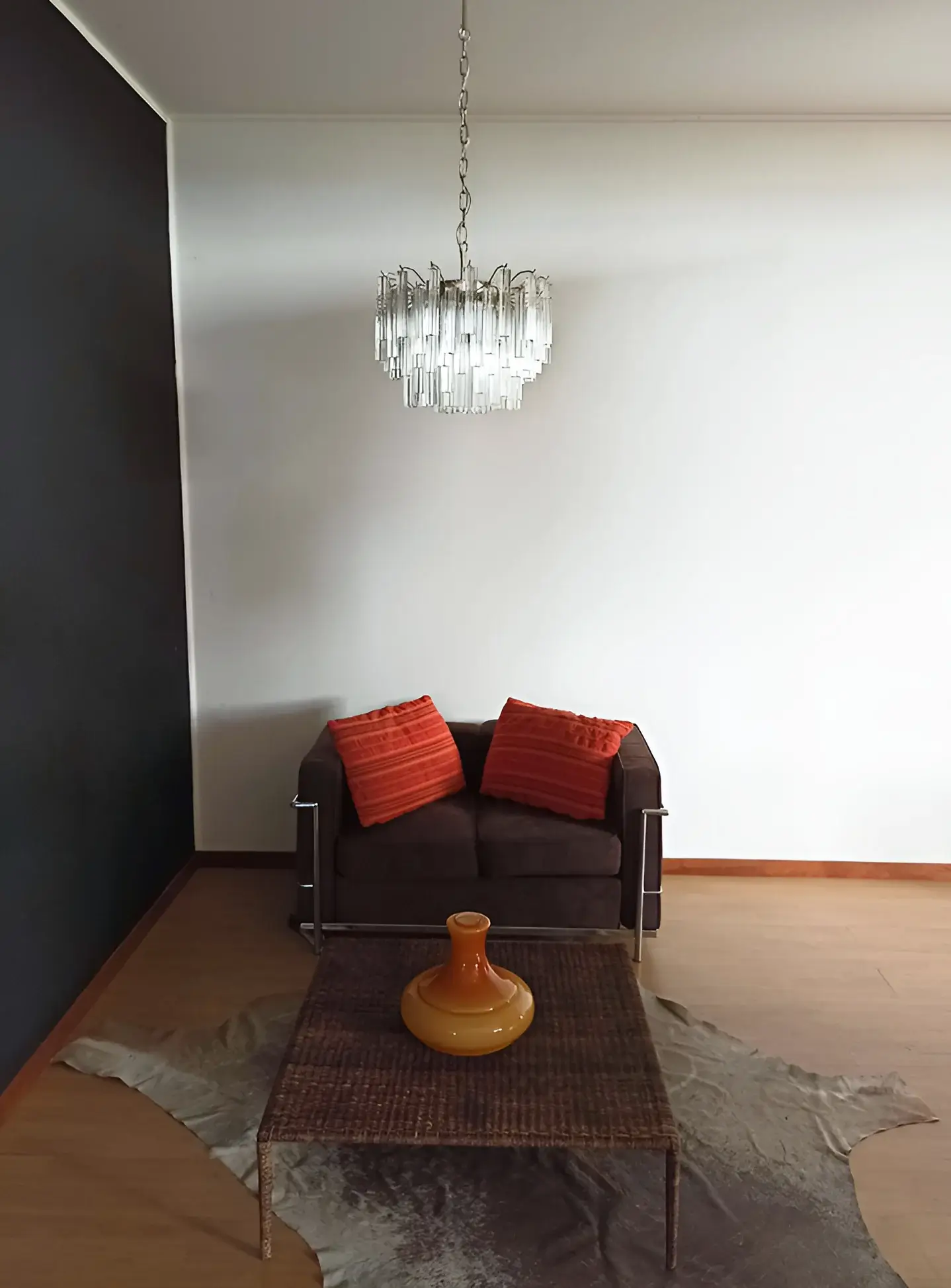 Gorgeous Murano Quadriedri Prisms Transparent Chandelier - Image 5